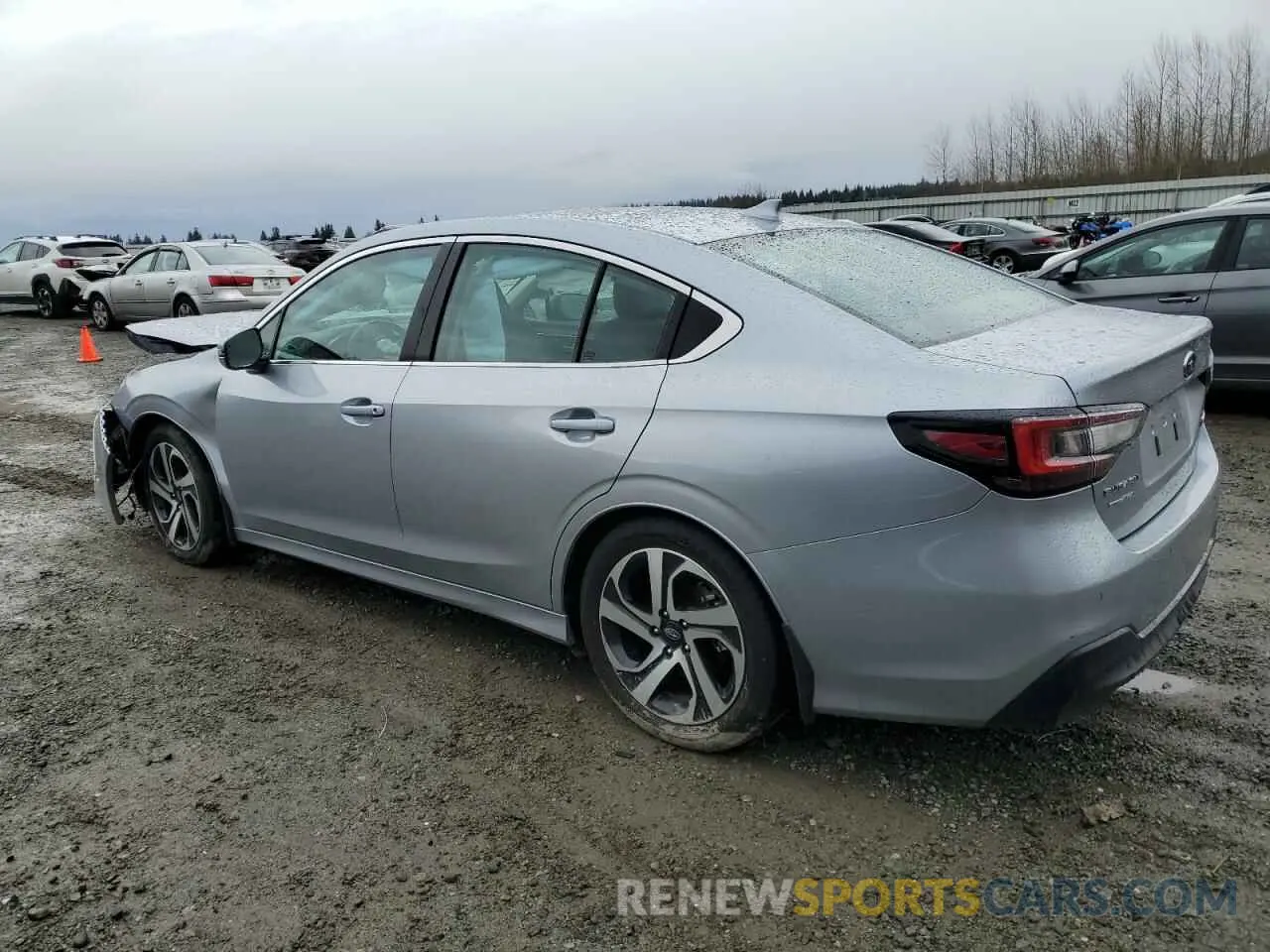 2 Photograph of a damaged car 4S3BWAN68L3013625 SUBARU LEGACY 2020