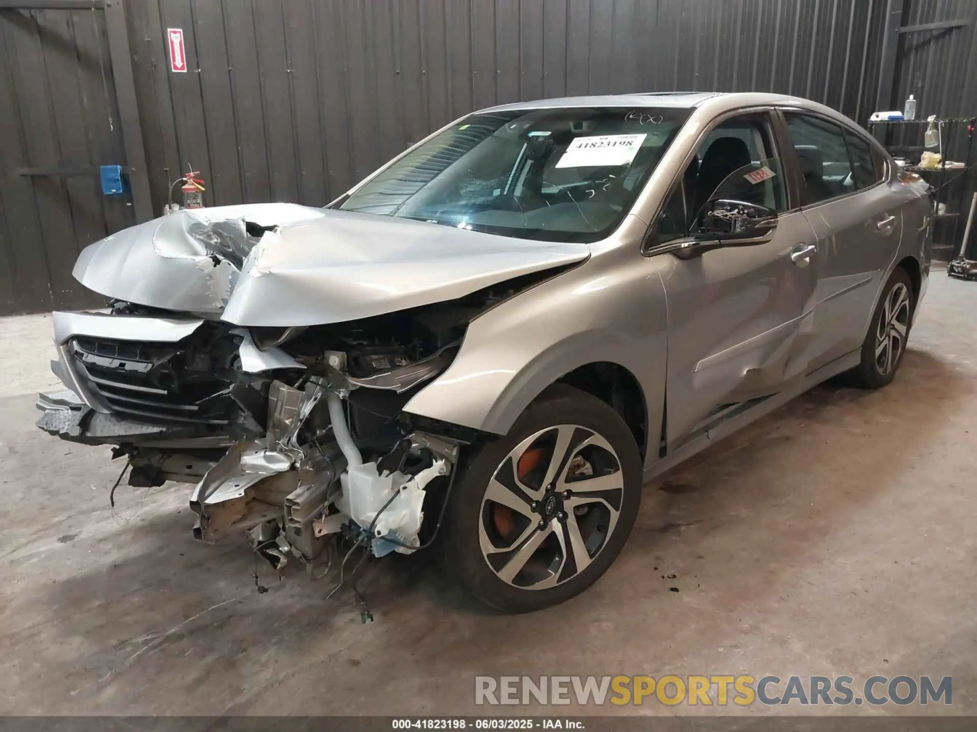 2 Photograph of a damaged car 4S3BWAN68L3020591 SUBARU LEGACY 2020