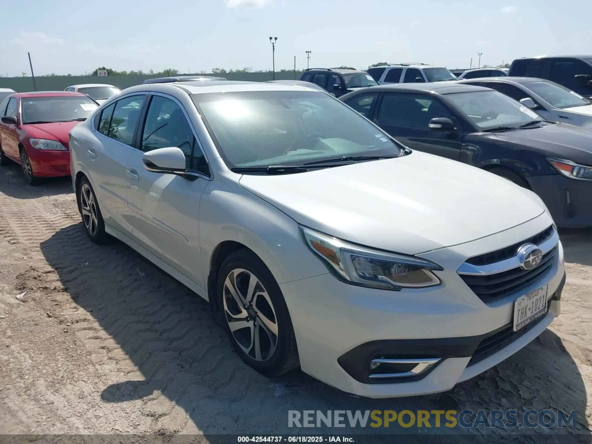 1 Photograph of a damaged car 4S3BWAN69L3034368 SUBARU LEGACY 2020