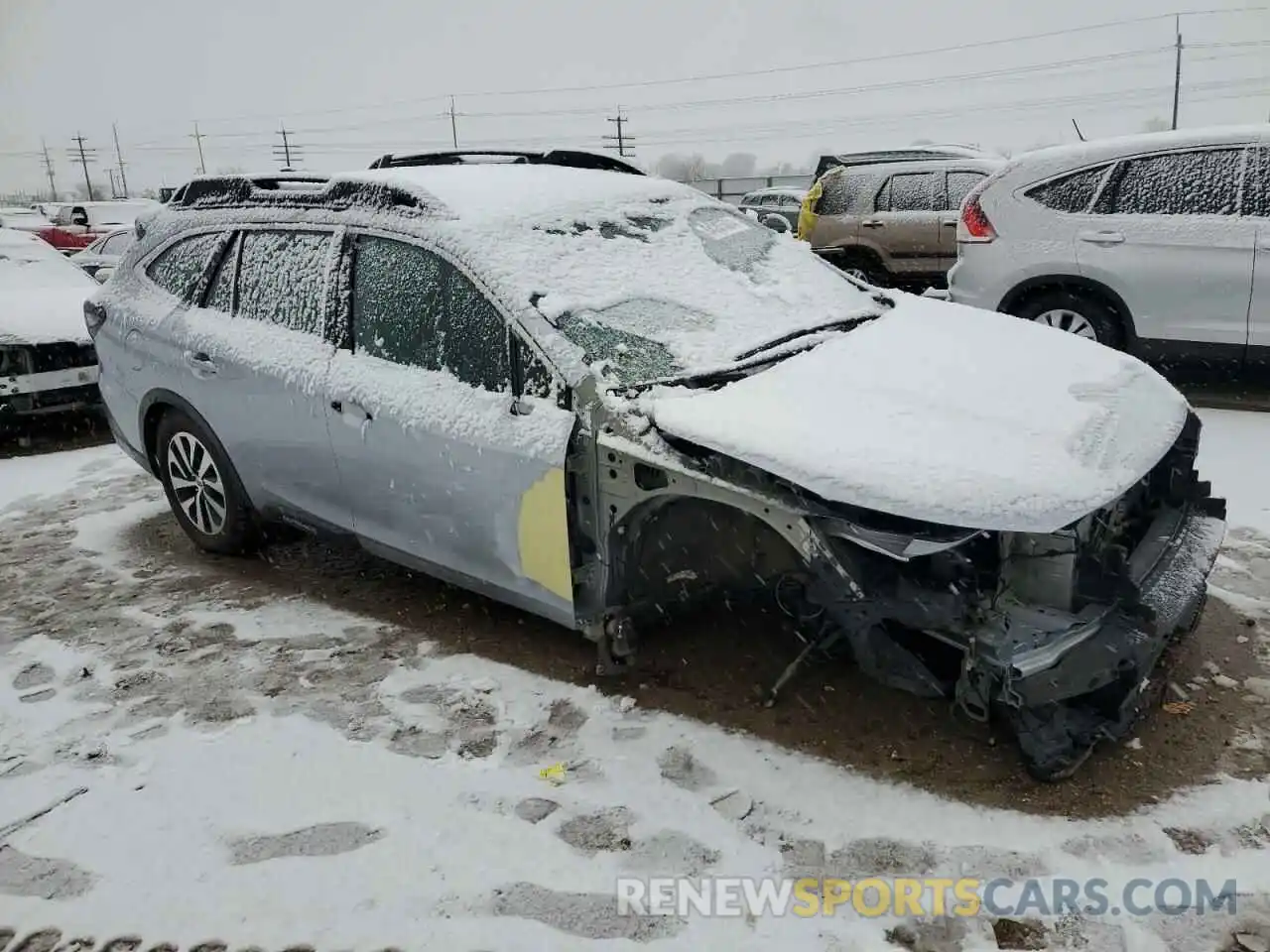 4 Photograph of a damaged car 4S4BTAAC3L3212727 SUBARU LEGACY 2020