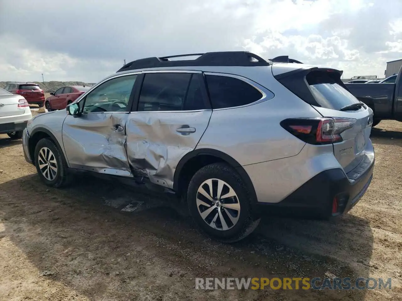 2 Photograph of a damaged car 4S4BTAAC7L3130032 SUBARU LEGACY 2020