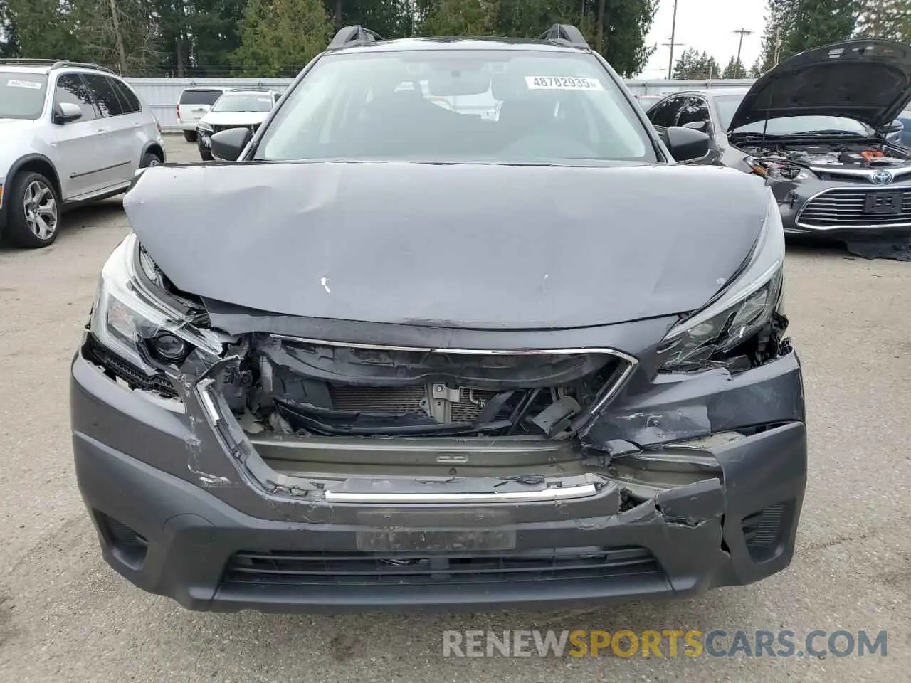 5 Photograph of a damaged car 4S4BTAAC8L3113417 SUBARU LEGACY 2020