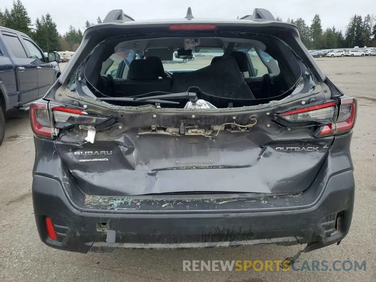 6 Photograph of a damaged car 4S4BTAAC8L3113417 SUBARU LEGACY 2020