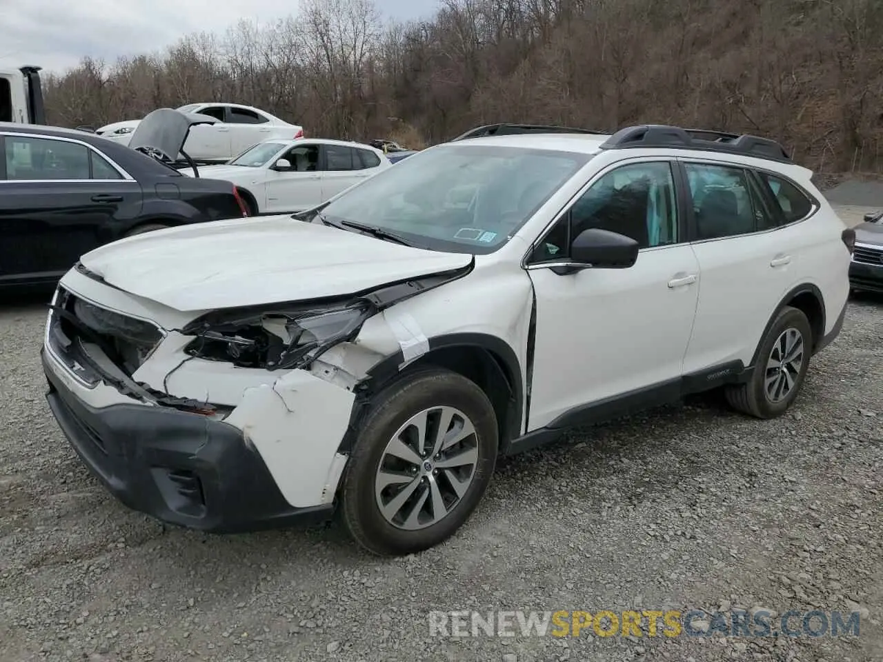 1 Photograph of a damaged car 4S4BTAAC9L3113216 SUBARU LEGACY 2020