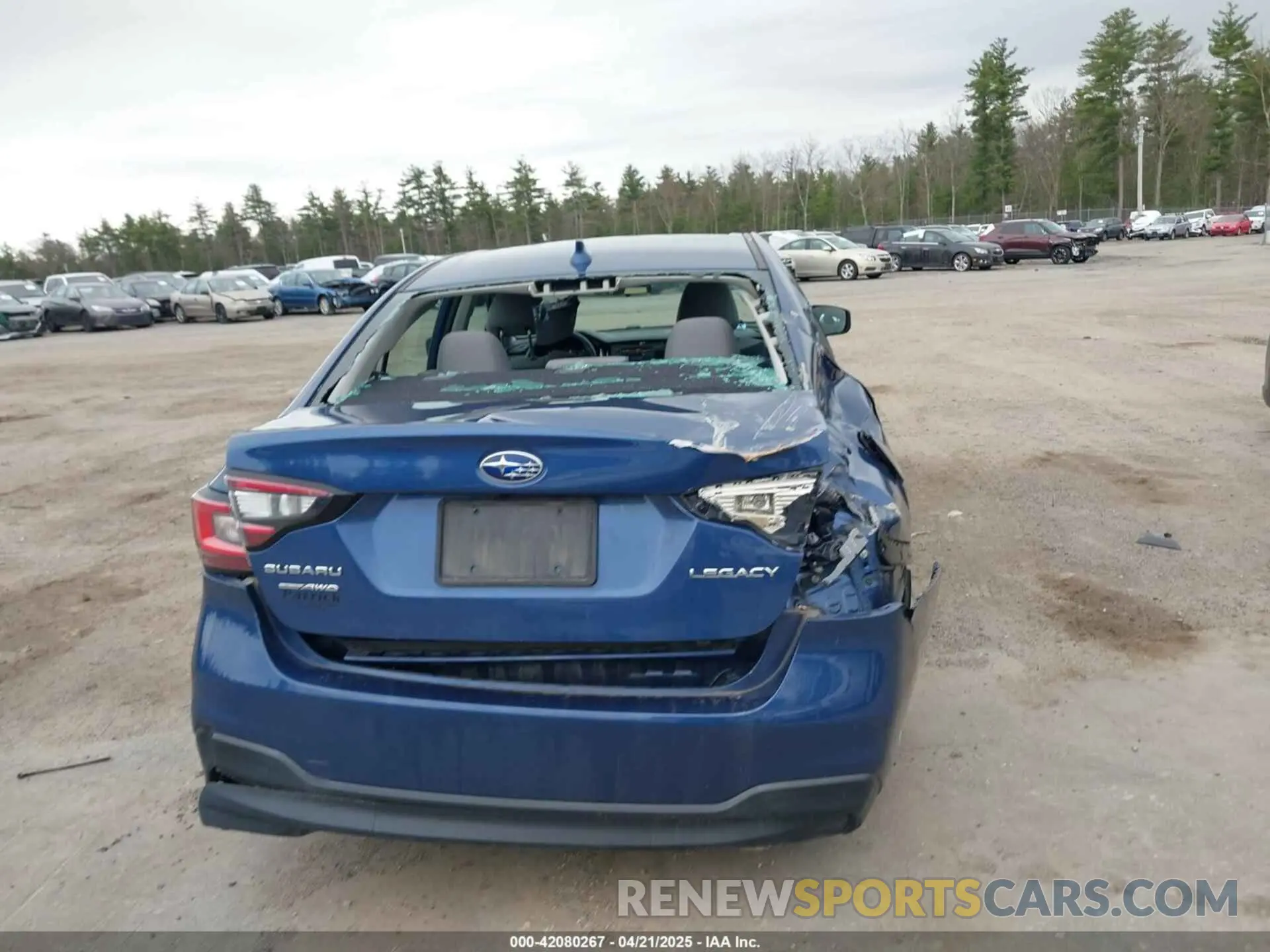12 Photograph of a damaged car 4S3BWAB67M3002475 SUBARU LEGACY 2021