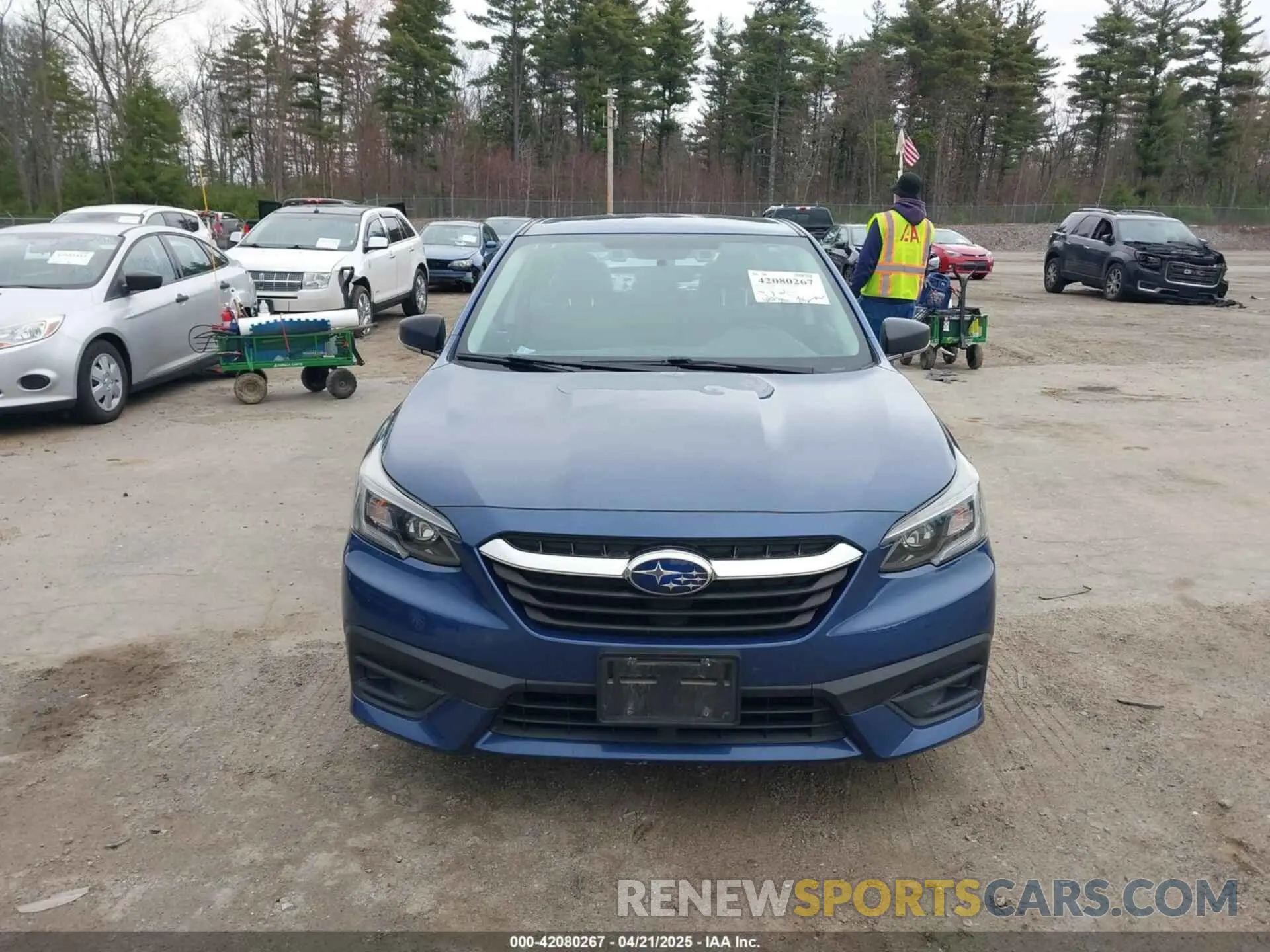 13 Photograph of a damaged car 4S3BWAB67M3002475 SUBARU LEGACY 2021