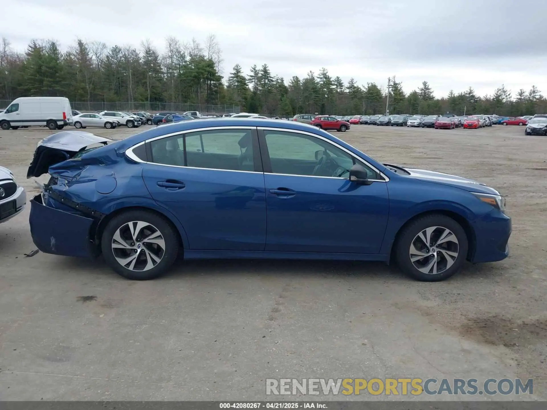 14 Photograph of a damaged car 4S3BWAB67M3002475 SUBARU LEGACY 2021