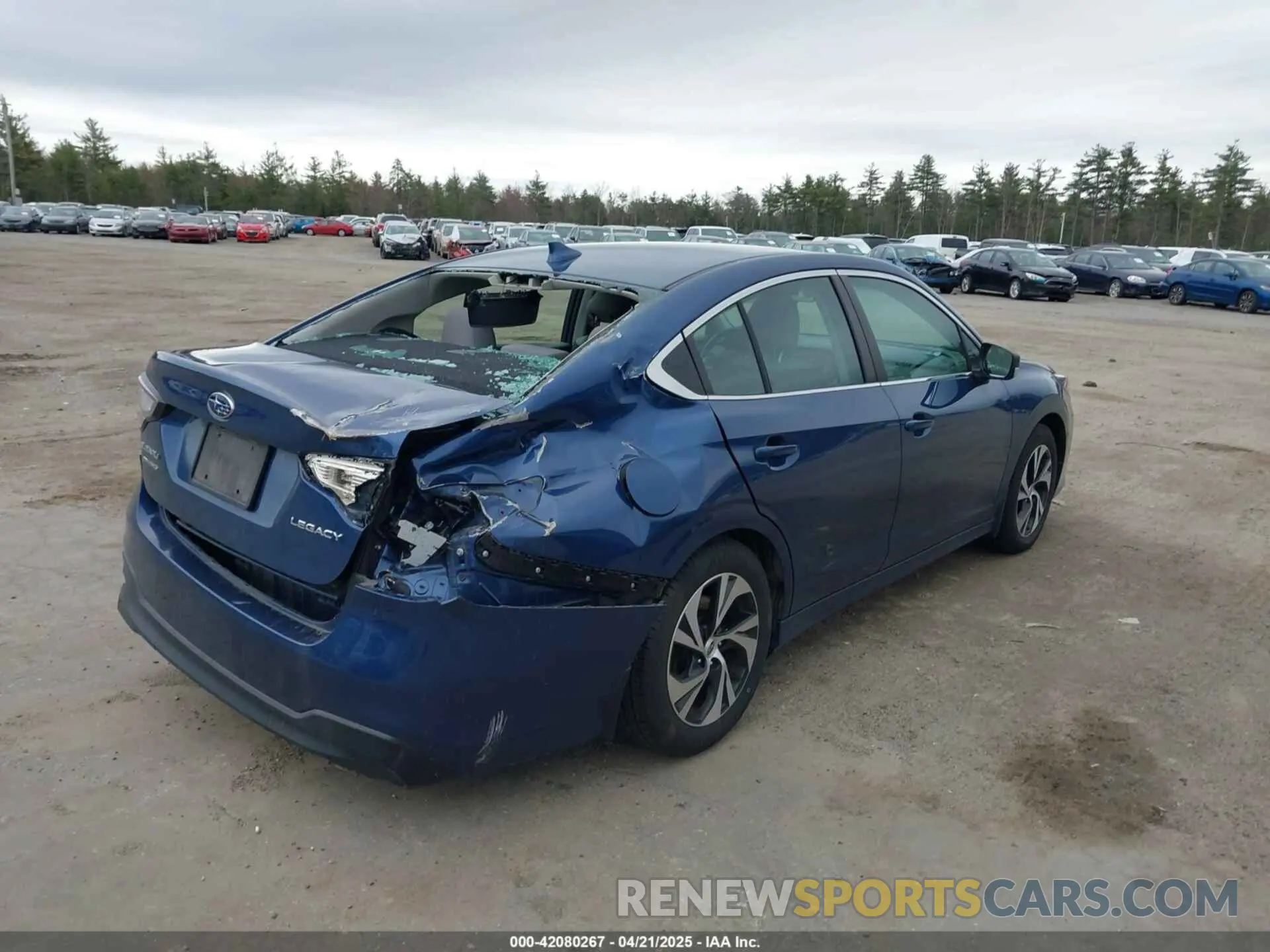 6 Photograph of a damaged car 4S3BWAB67M3002475 SUBARU LEGACY 2021