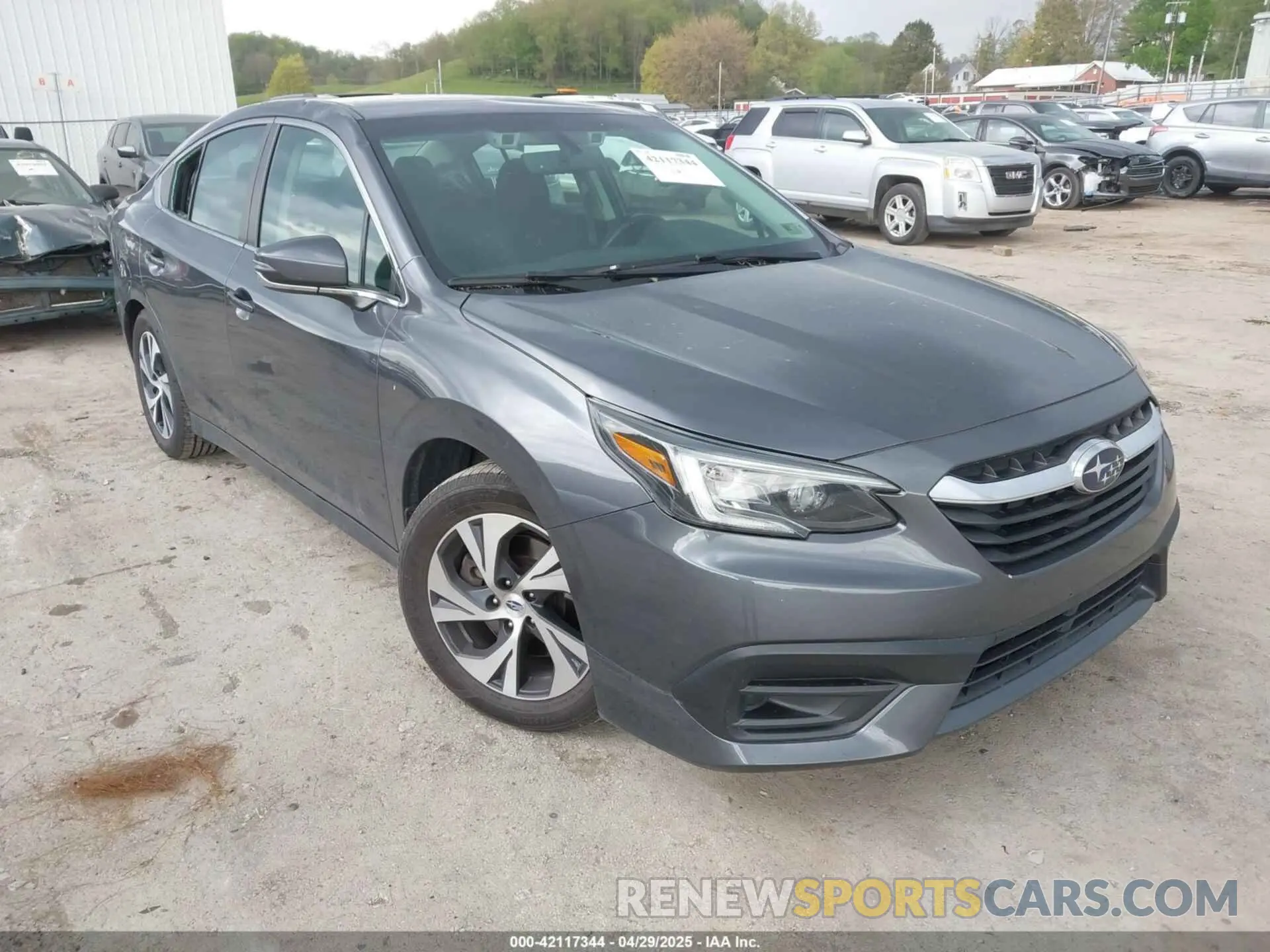 1 Photograph of a damaged car 4S3BWAC6XM3015767 SUBARU LEGACY 2021