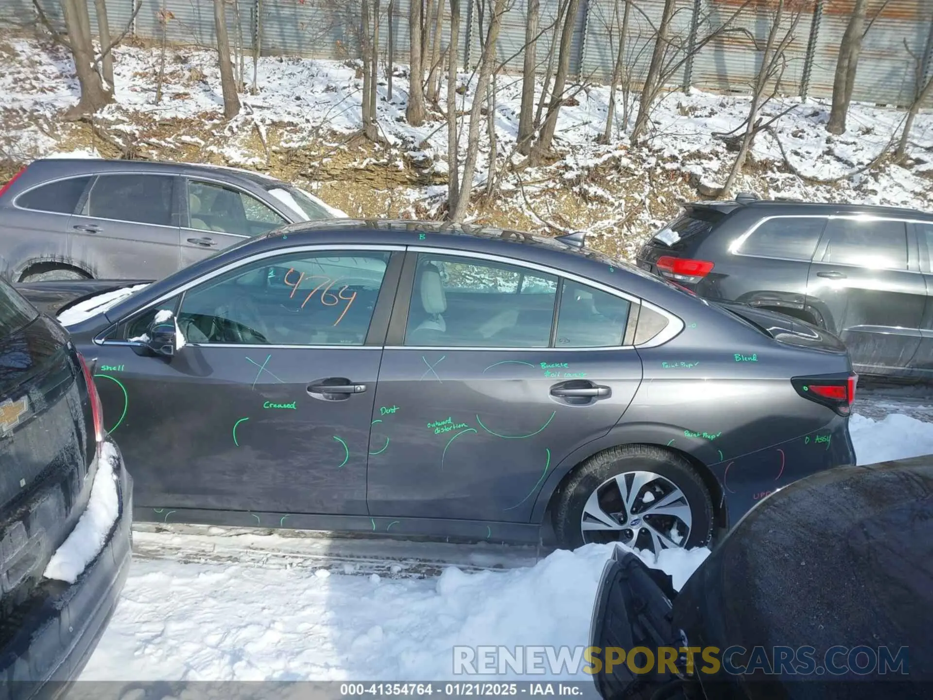 15 Photograph of a damaged car 4S3BWAD60M3002914 SUBARU LEGACY 2021