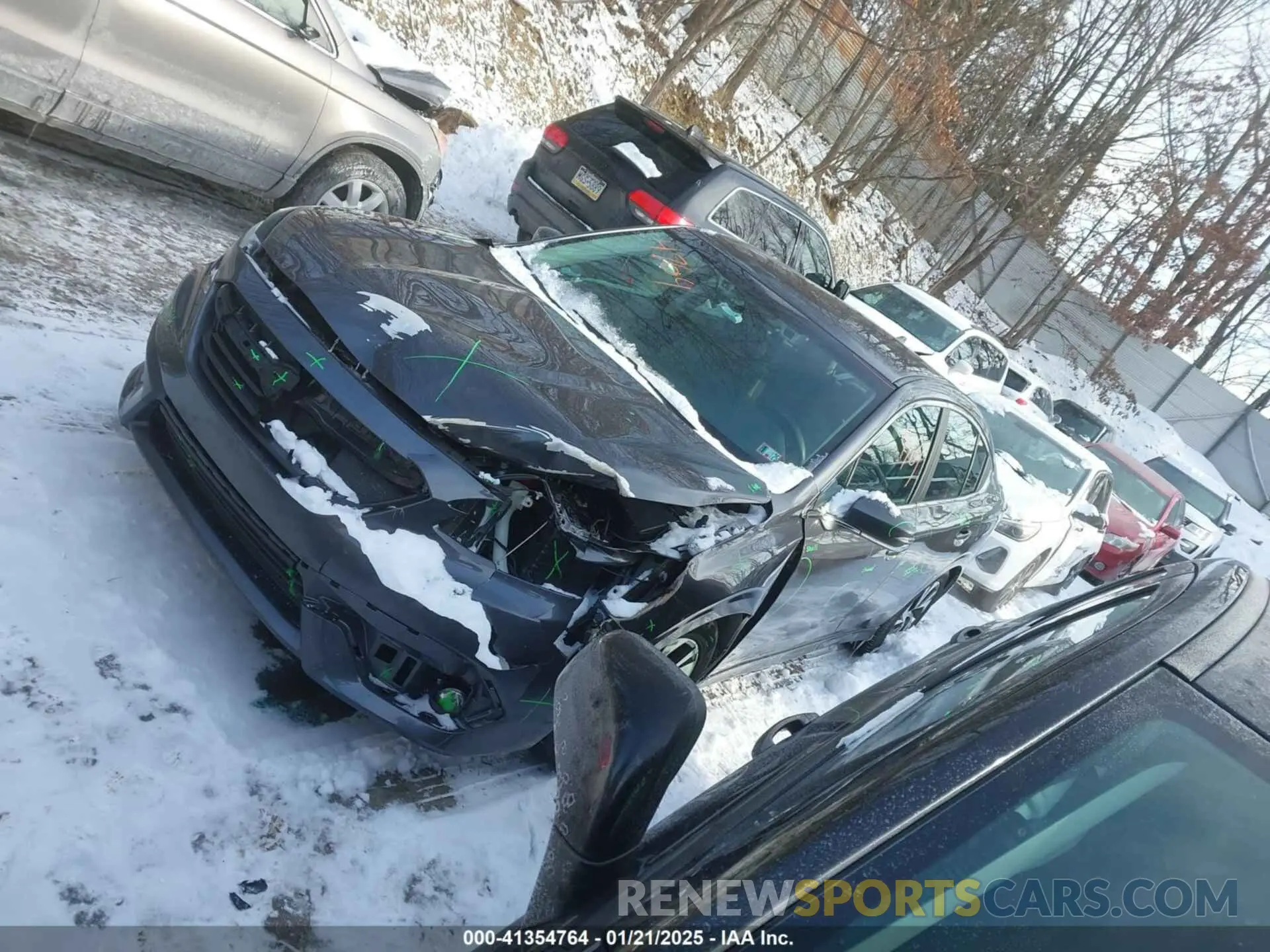 2 Photograph of a damaged car 4S3BWAD60M3002914 SUBARU LEGACY 2021