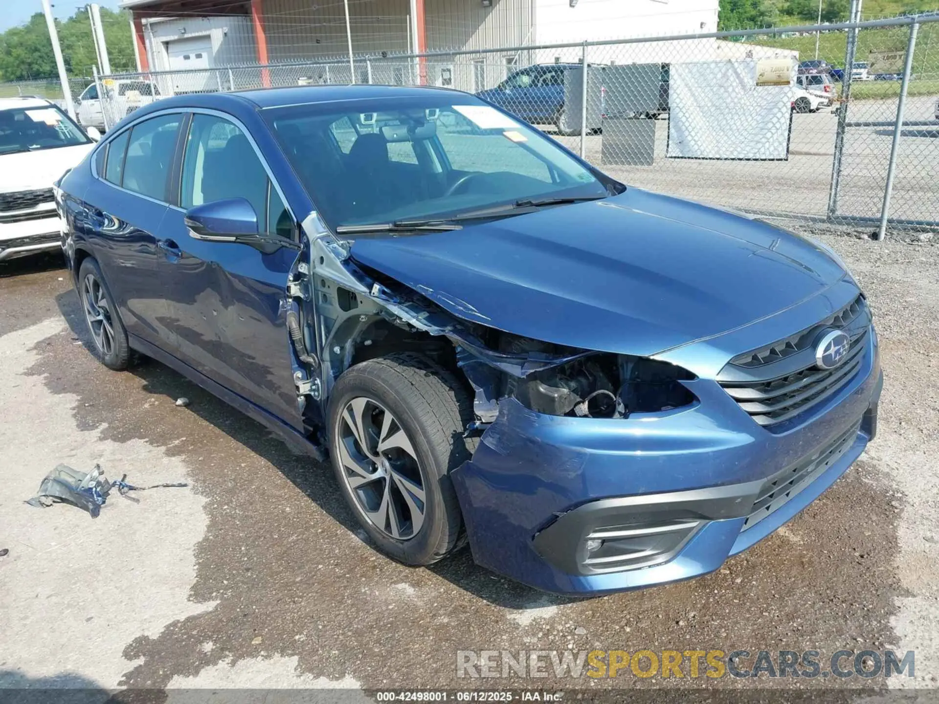 1 Photograph of a damaged car 4S3BWAD6XM3018683 SUBARU LEGACY 2021