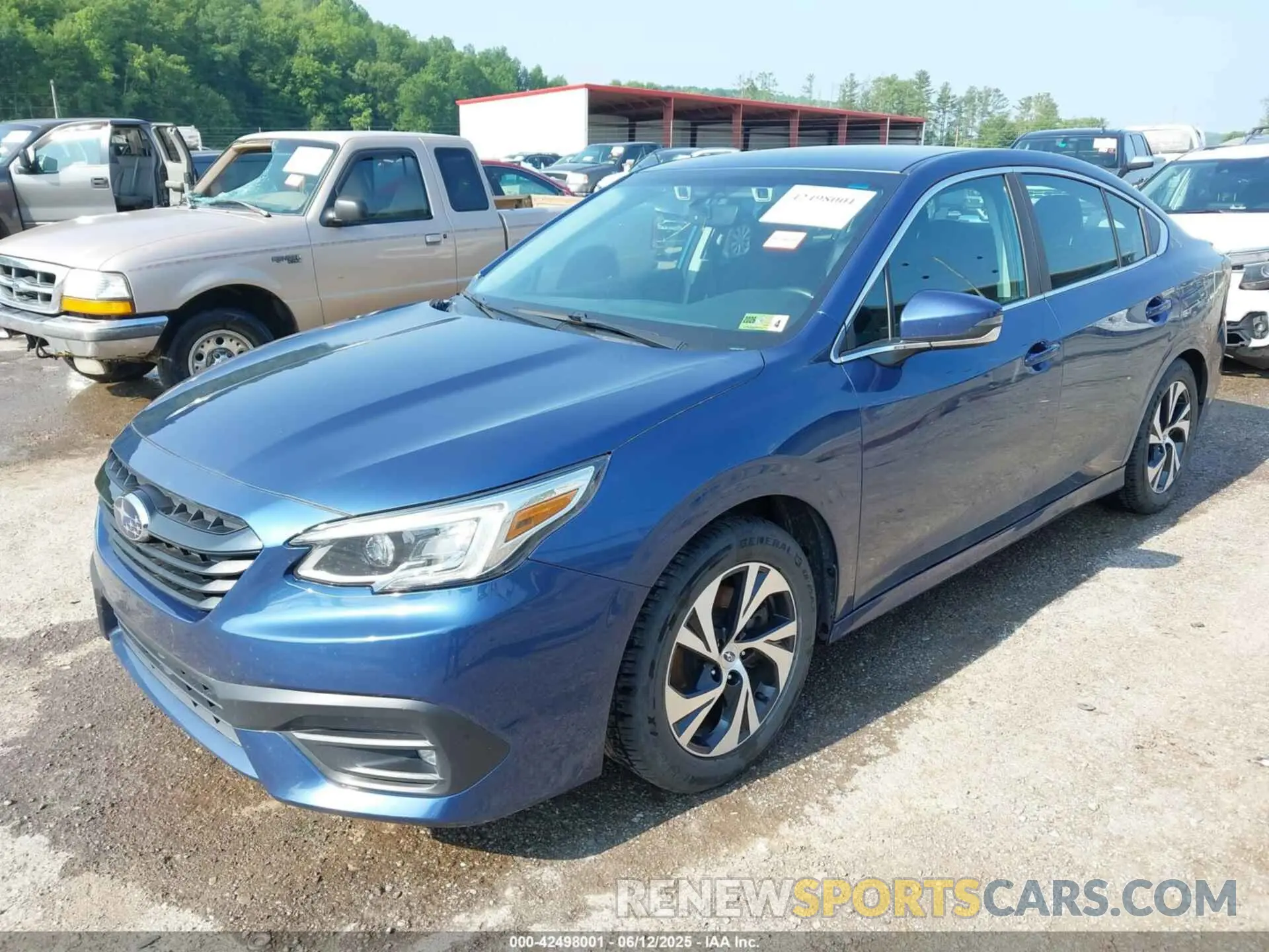 2 Photograph of a damaged car 4S3BWAD6XM3018683 SUBARU LEGACY 2021
