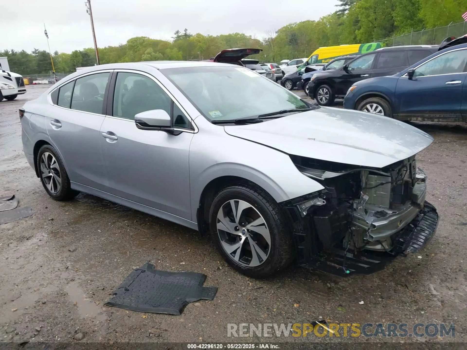 1 Photograph of a damaged car 4S3BWAF61M3020223 SUBARU LEGACY 2021