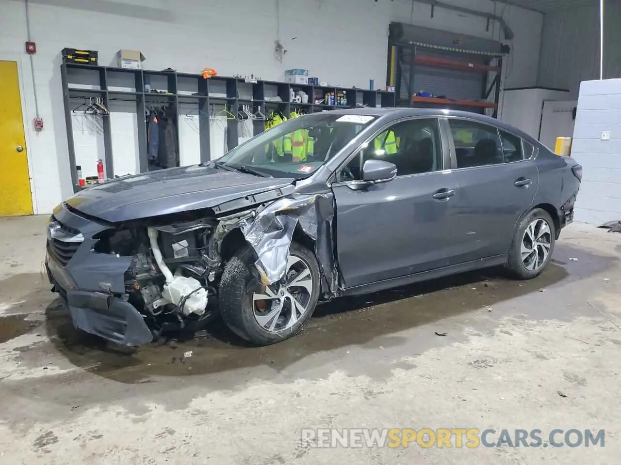 1 Photograph of a damaged car 4S3BWAF66M3019729 SUBARU LEGACY 2021