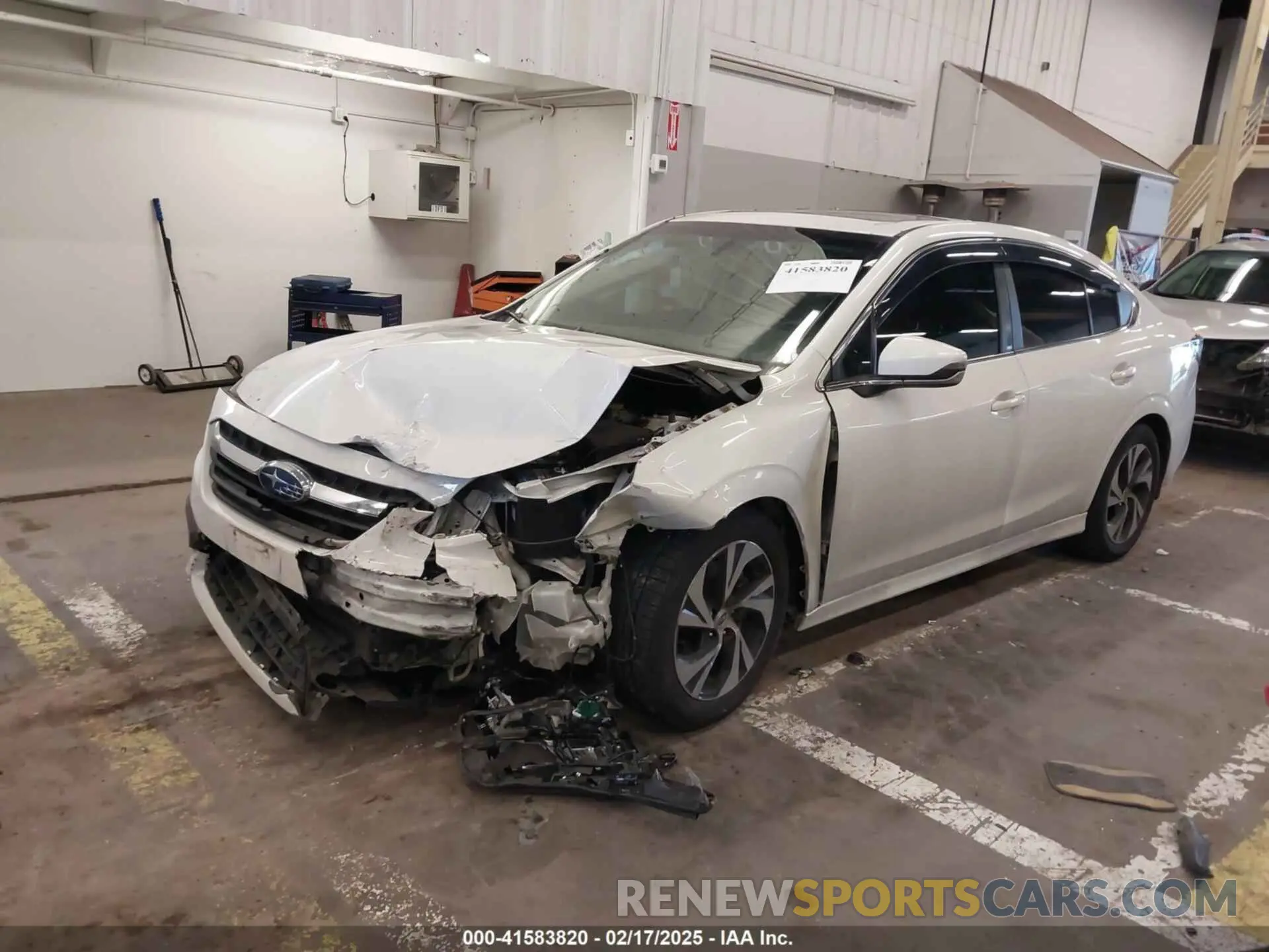 2 Photograph of a damaged car 4S3BWAF69M3020373 SUBARU LEGACY 2021