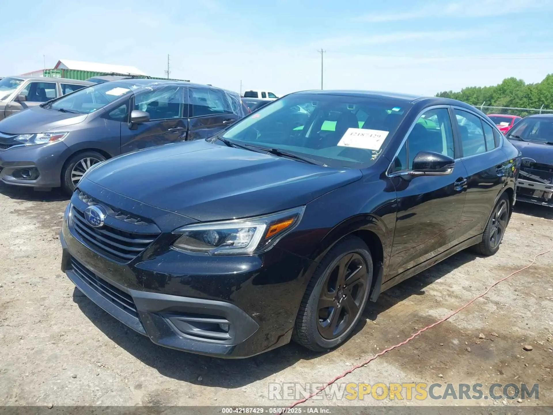 2 Photograph of a damaged car 4S3BWAG64M3004399 SUBARU LEGACY 2021