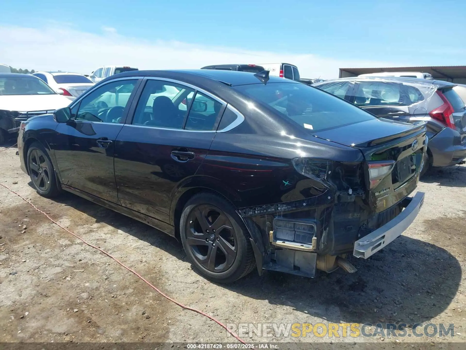 3 Photograph of a damaged car 4S3BWAG64M3004399 SUBARU LEGACY 2021