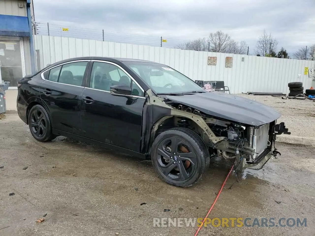 4 Photograph of a damaged car 4S3BWAH66M3010655 SUBARU LEGACY 2021
