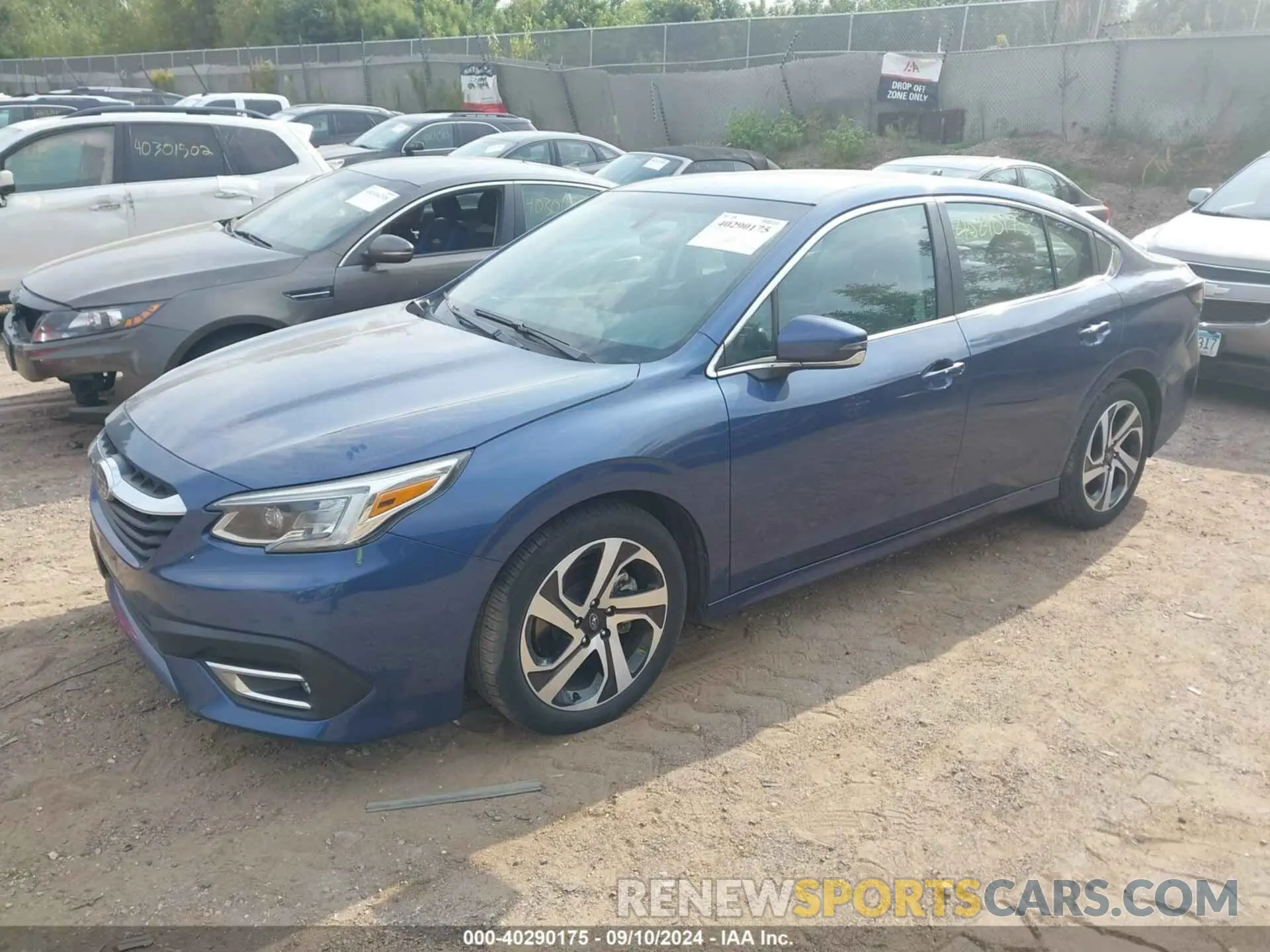 2 Photograph of a damaged car 4S3BWAM63M3020453 SUBARU LEGACY 2021