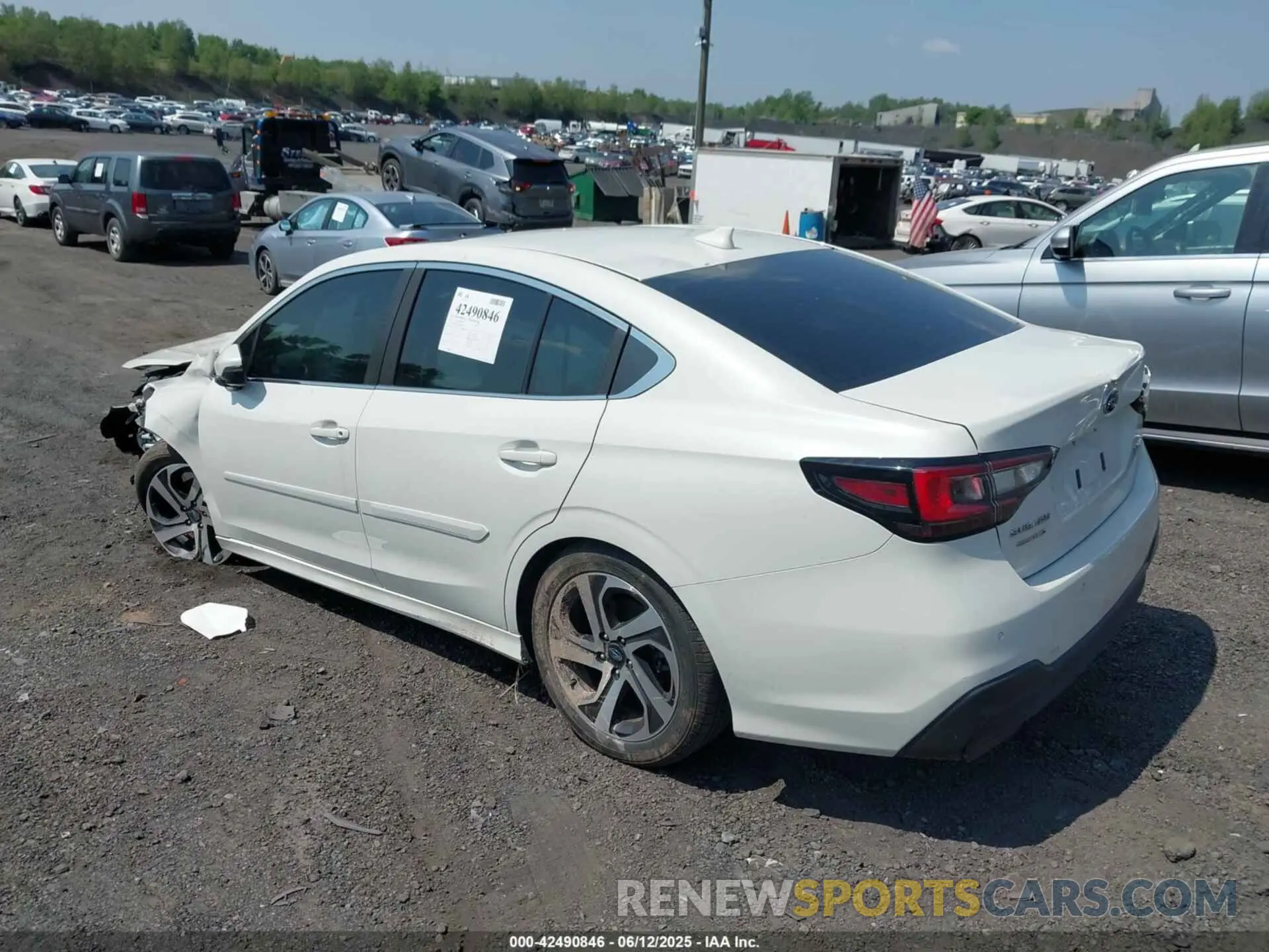 3 Photograph of a damaged car 4S3BWAN65M3018587 SUBARU LEGACY 2021