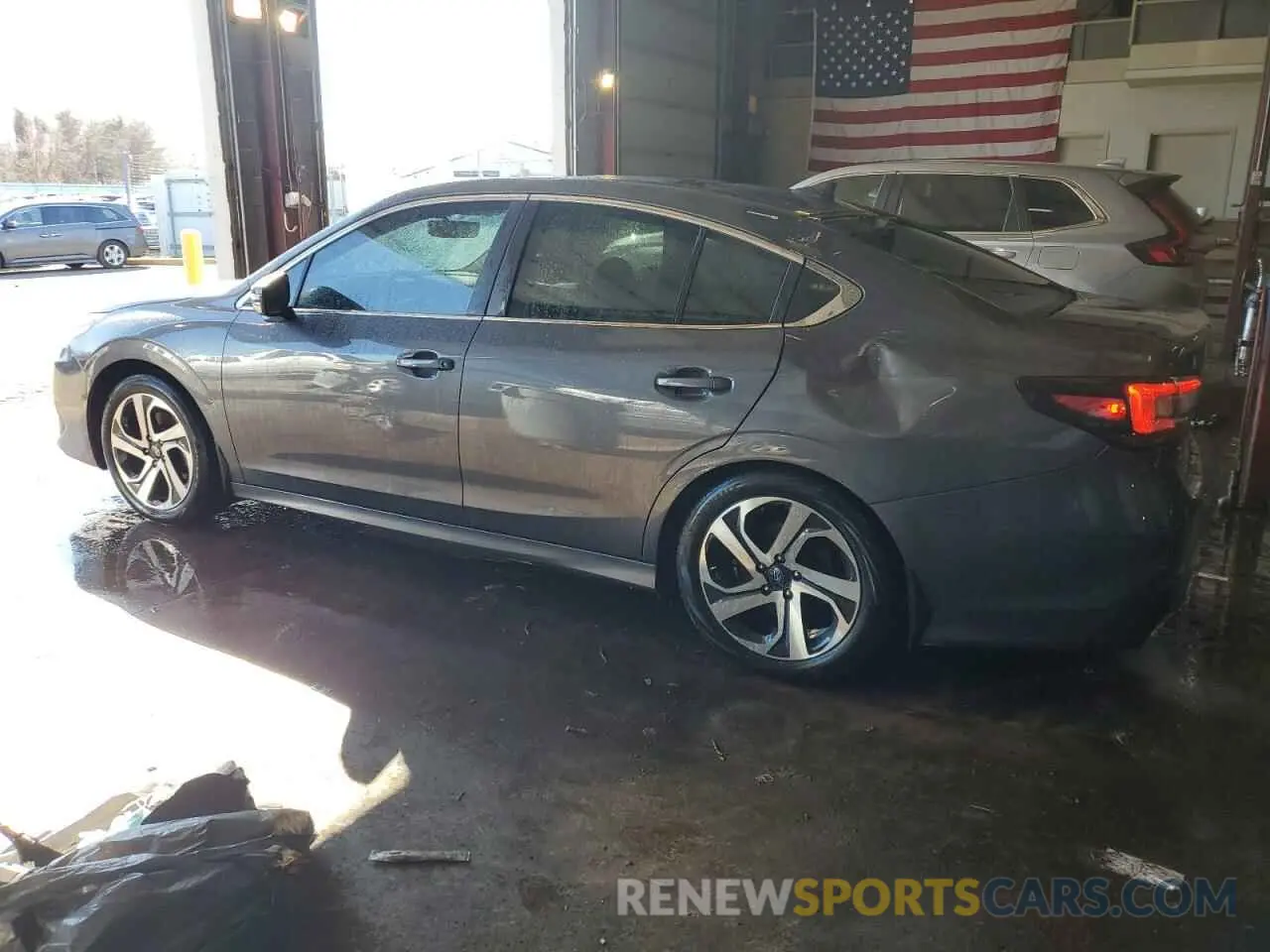 2 Photograph of a damaged car 4S3BWAN66M3017853 SUBARU LEGACY 2021