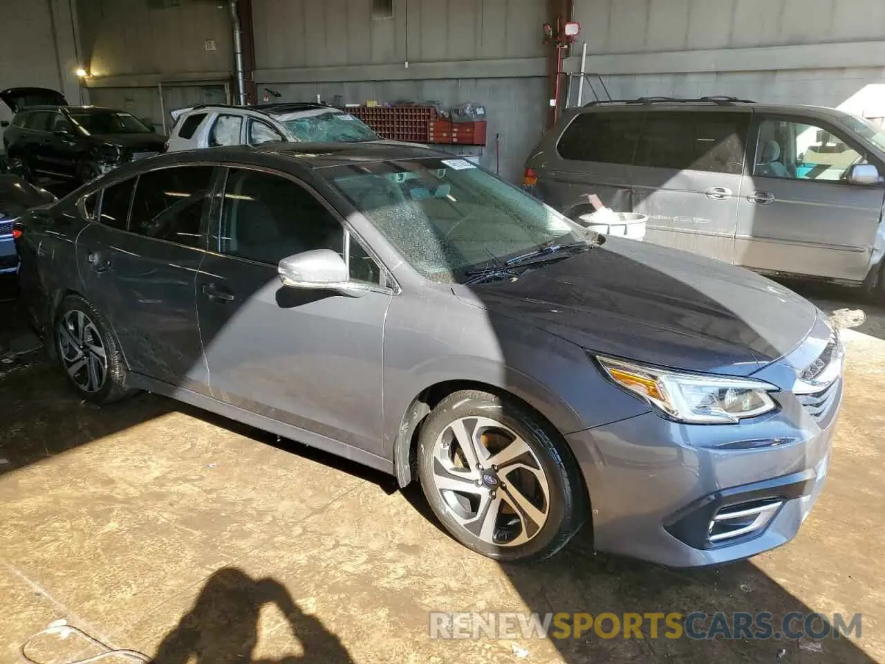 4 Photograph of a damaged car 4S3BWAN66M3017853 SUBARU LEGACY 2021