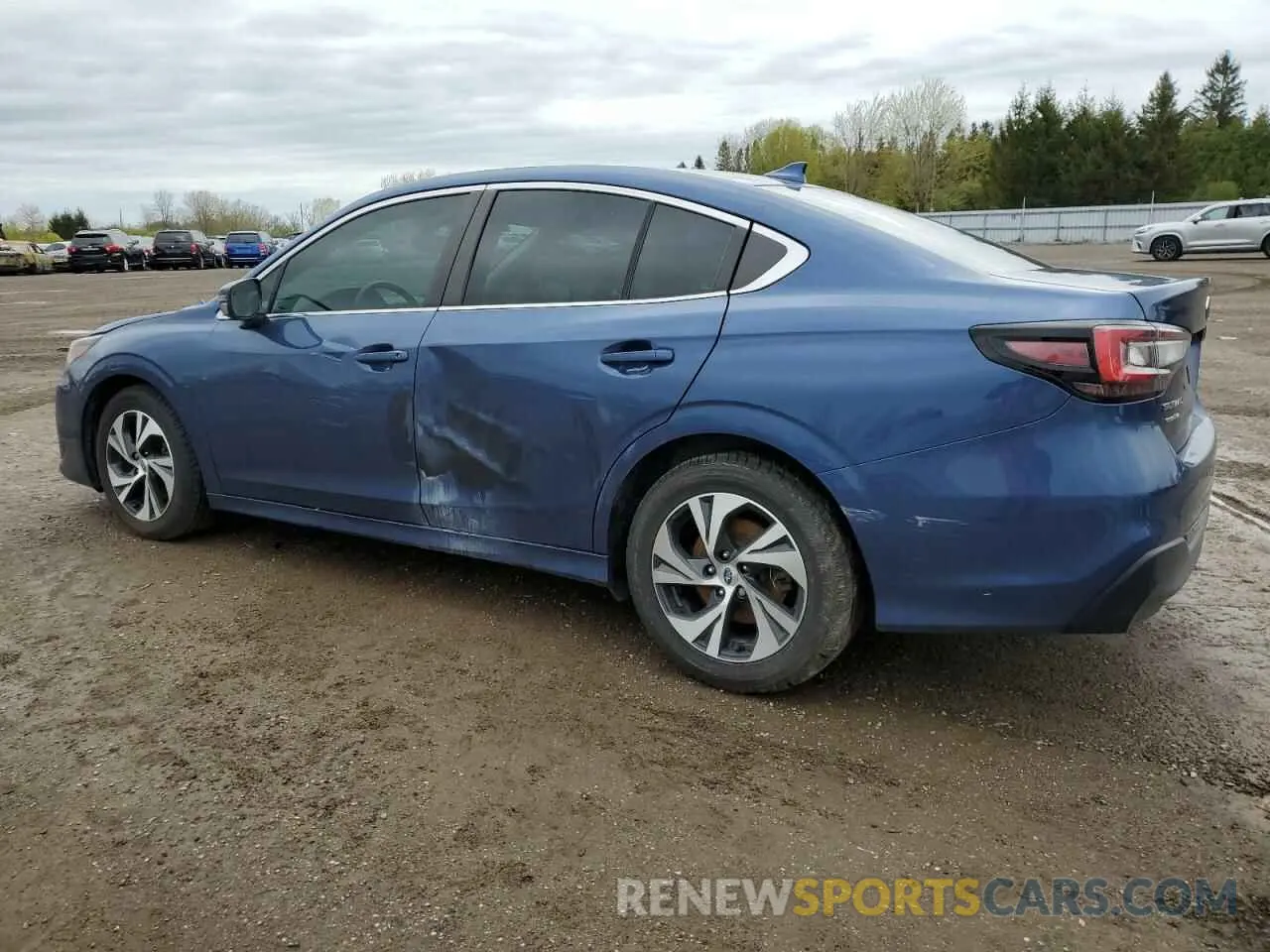 2 Photograph of a damaged car 4S3BWDE64M3017609 SUBARU LEGACY 2021