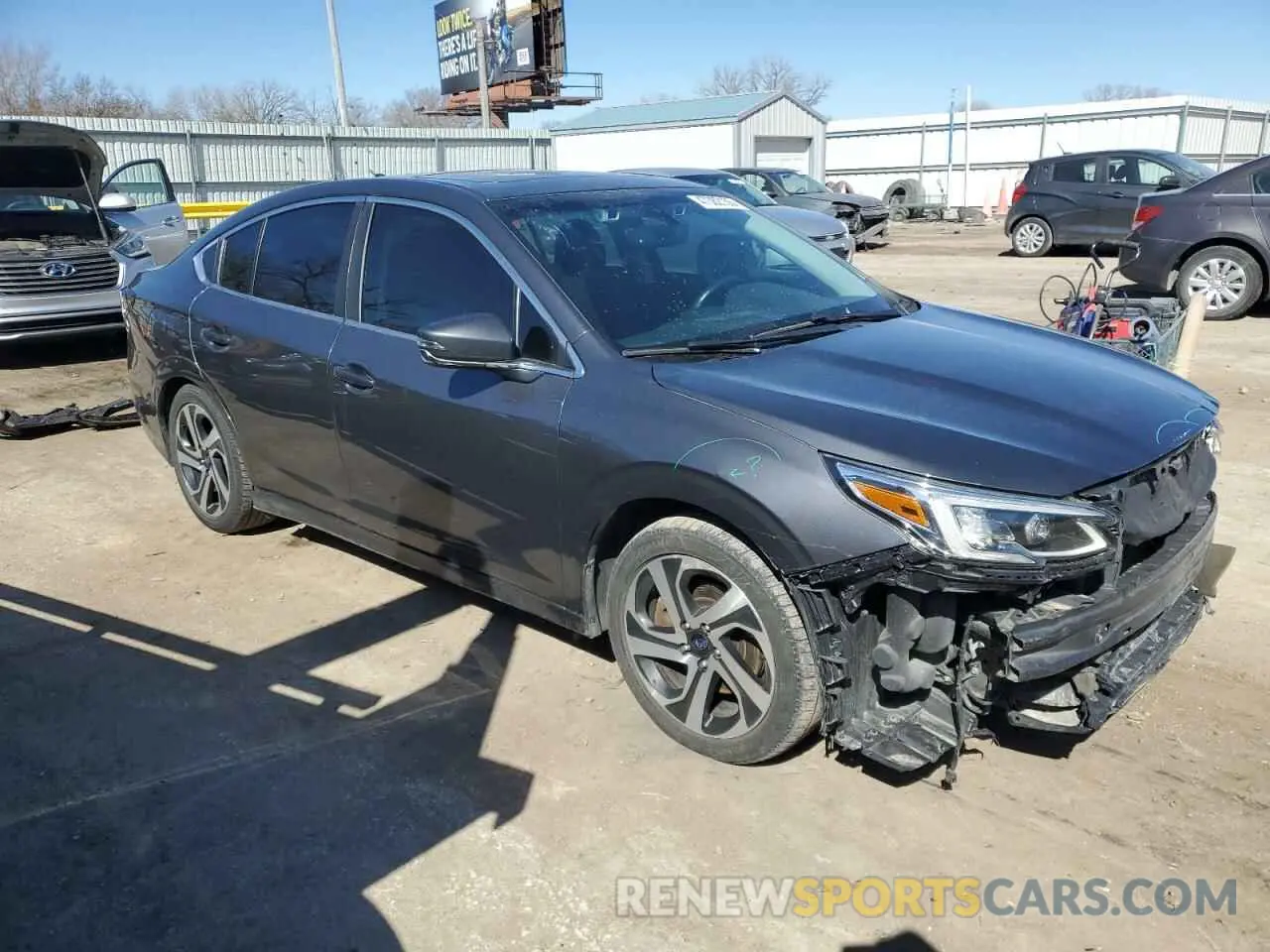 4 Photograph of a damaged car 4S3BWGN67M3009537 SUBARU LEGACY 2021