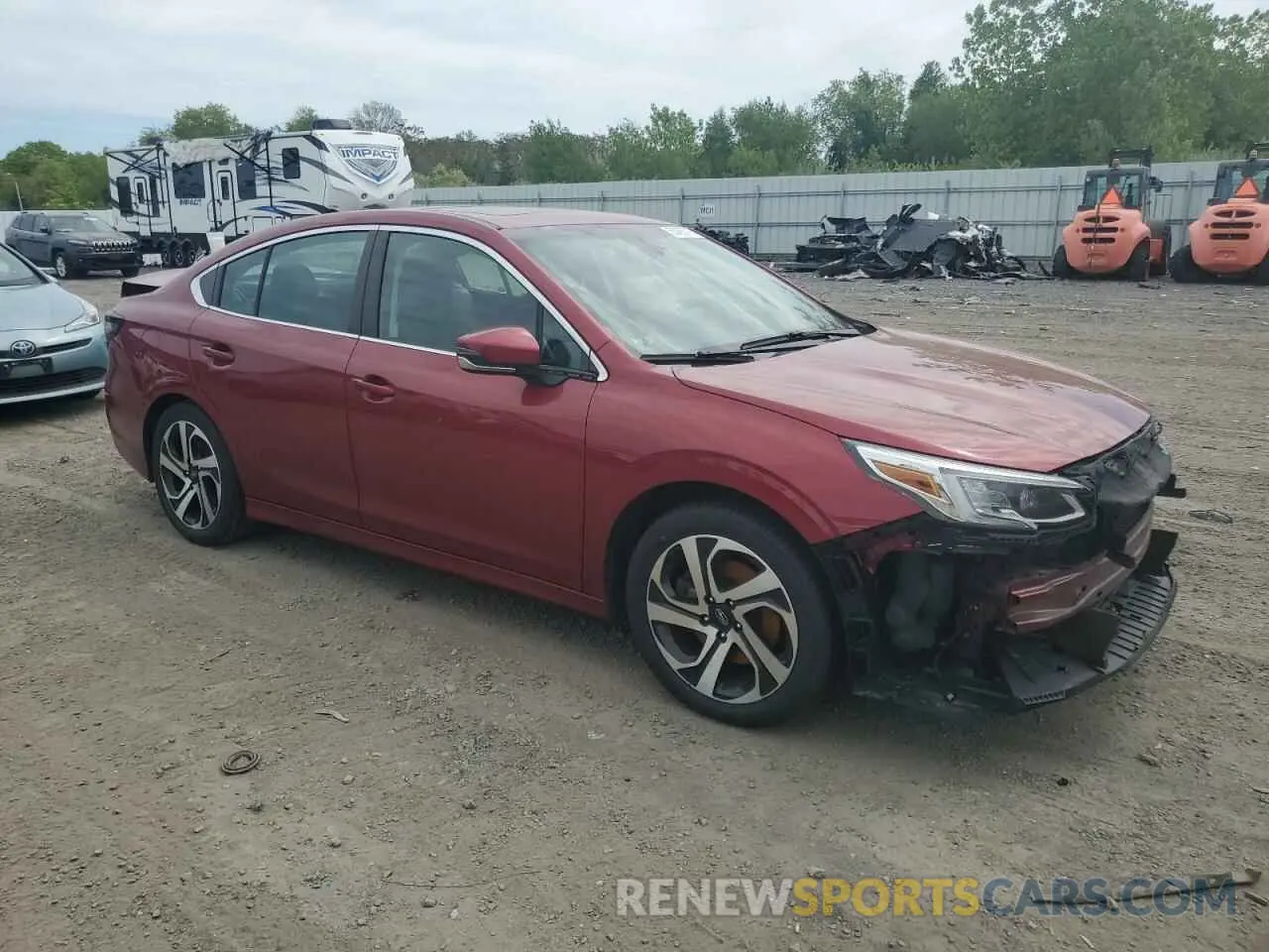 4 Photograph of a damaged car 4S3BWGN69M3015758 SUBARU LEGACY 2021