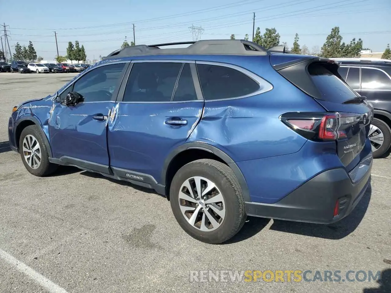 2 Photograph of a damaged car 4S4BTAAC2M3106335 SUBARU LEGACY 2021