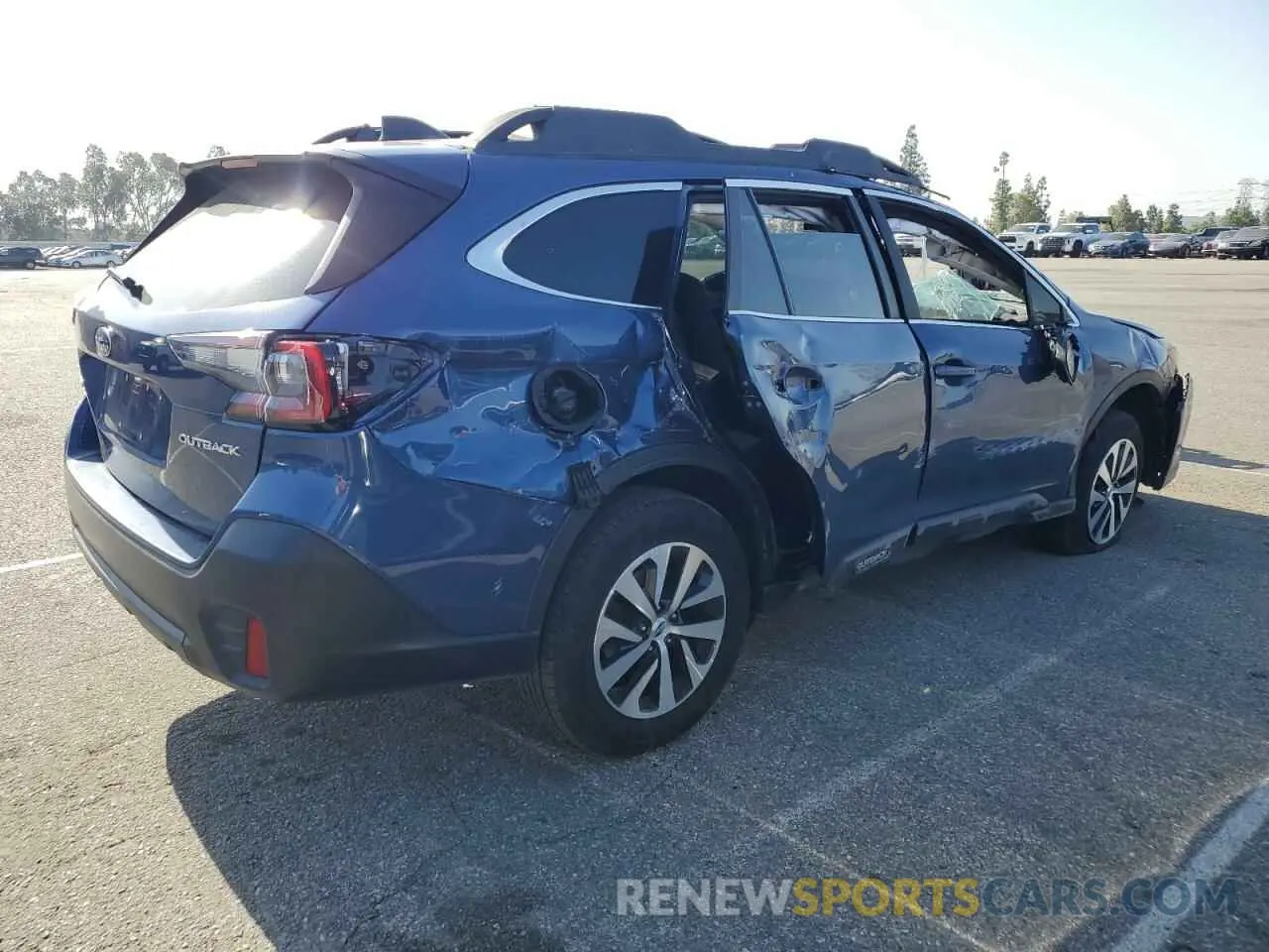 3 Photograph of a damaged car 4S4BTAAC2M3106335 SUBARU LEGACY 2021