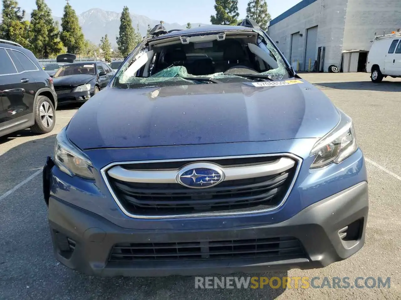 5 Photograph of a damaged car 4S4BTAAC2M3106335 SUBARU LEGACY 2021