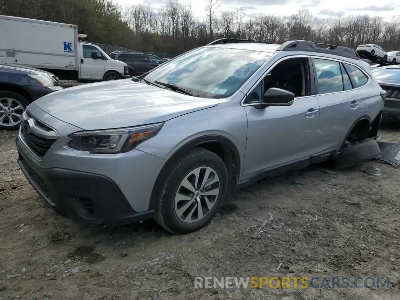 1 Photograph of a damaged car 4S4BTAAC6M3212688 SUBARU LEGACY 2021