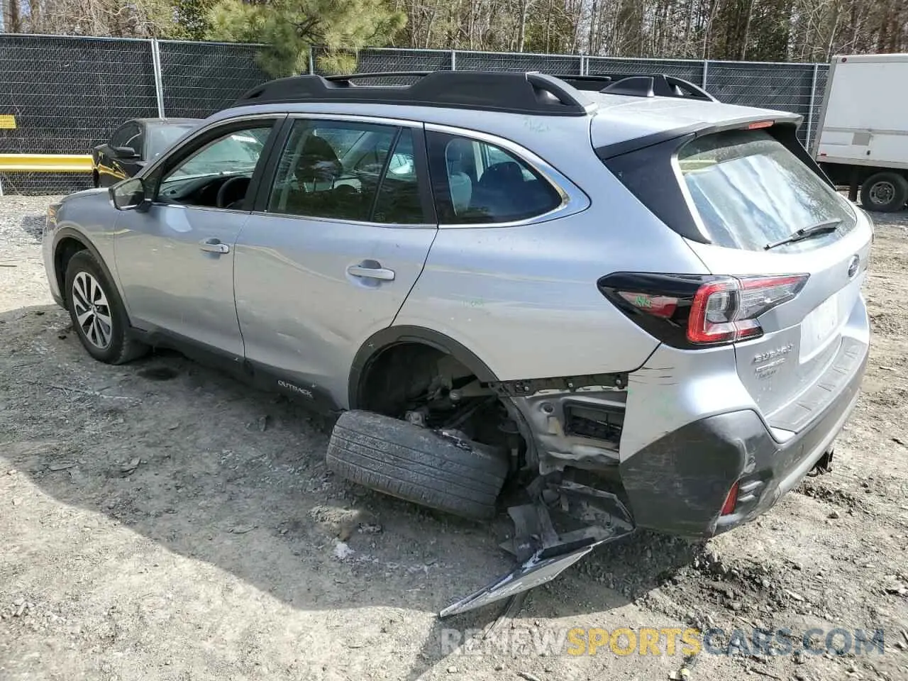 2 Photograph of a damaged car 4S4BTAAC6M3212688 SUBARU LEGACY 2021