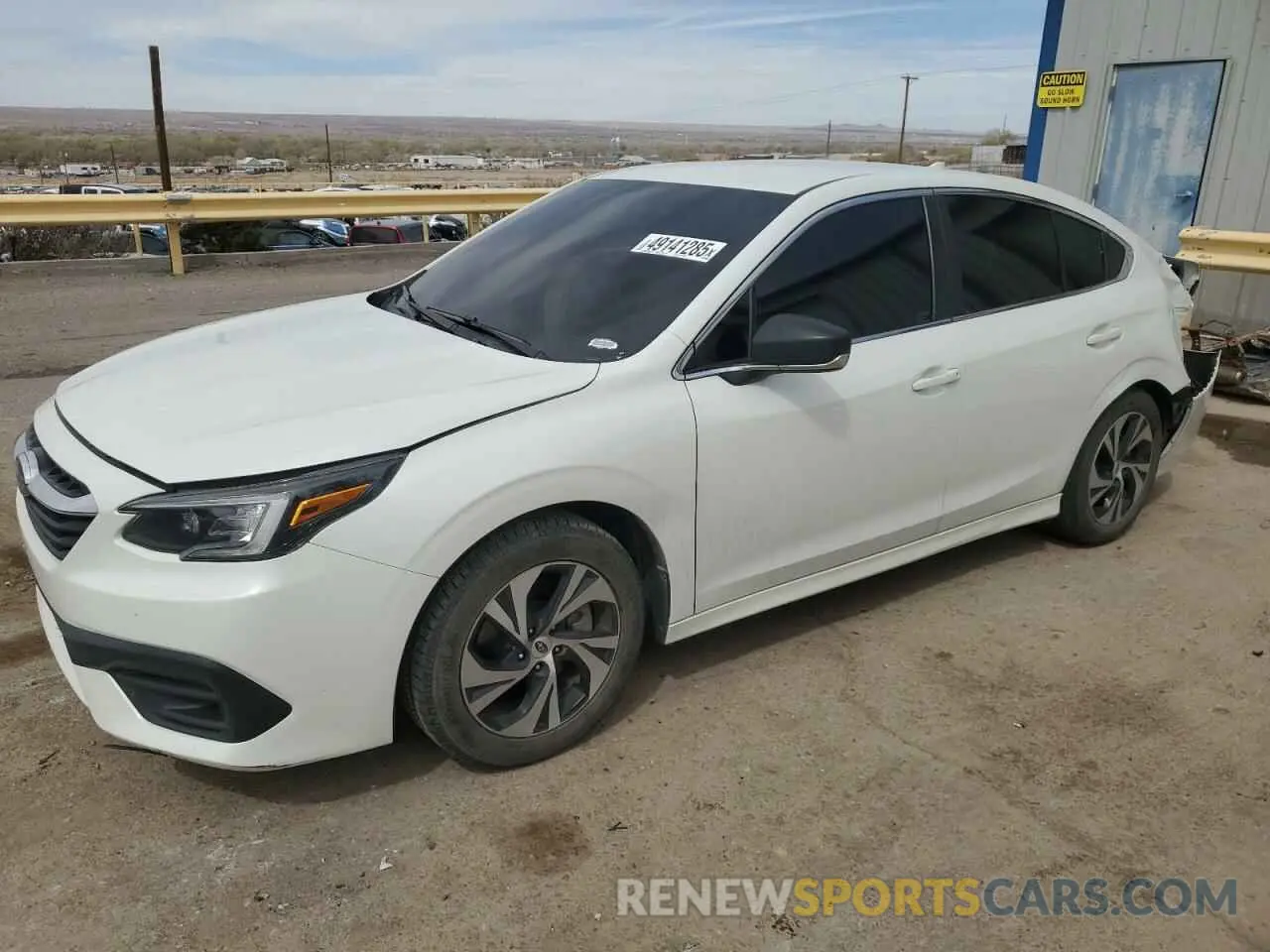 1 Photograph of a damaged car 4S3BWAB60N3002545 SUBARU LEGACY 2022