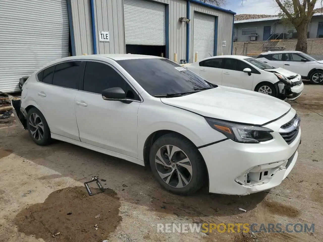 4 Photograph of a damaged car 4S3BWAB60N3002545 SUBARU LEGACY 2022