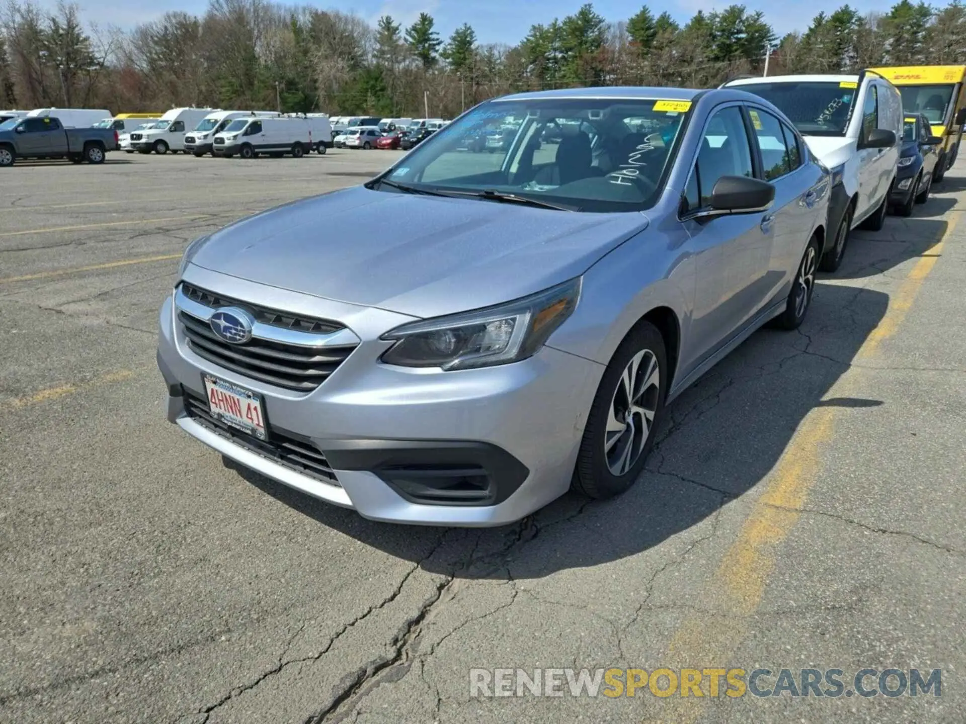 1 Photograph of a damaged car 4S3BWAB62N3014082 SUBARU LEGACY 2022