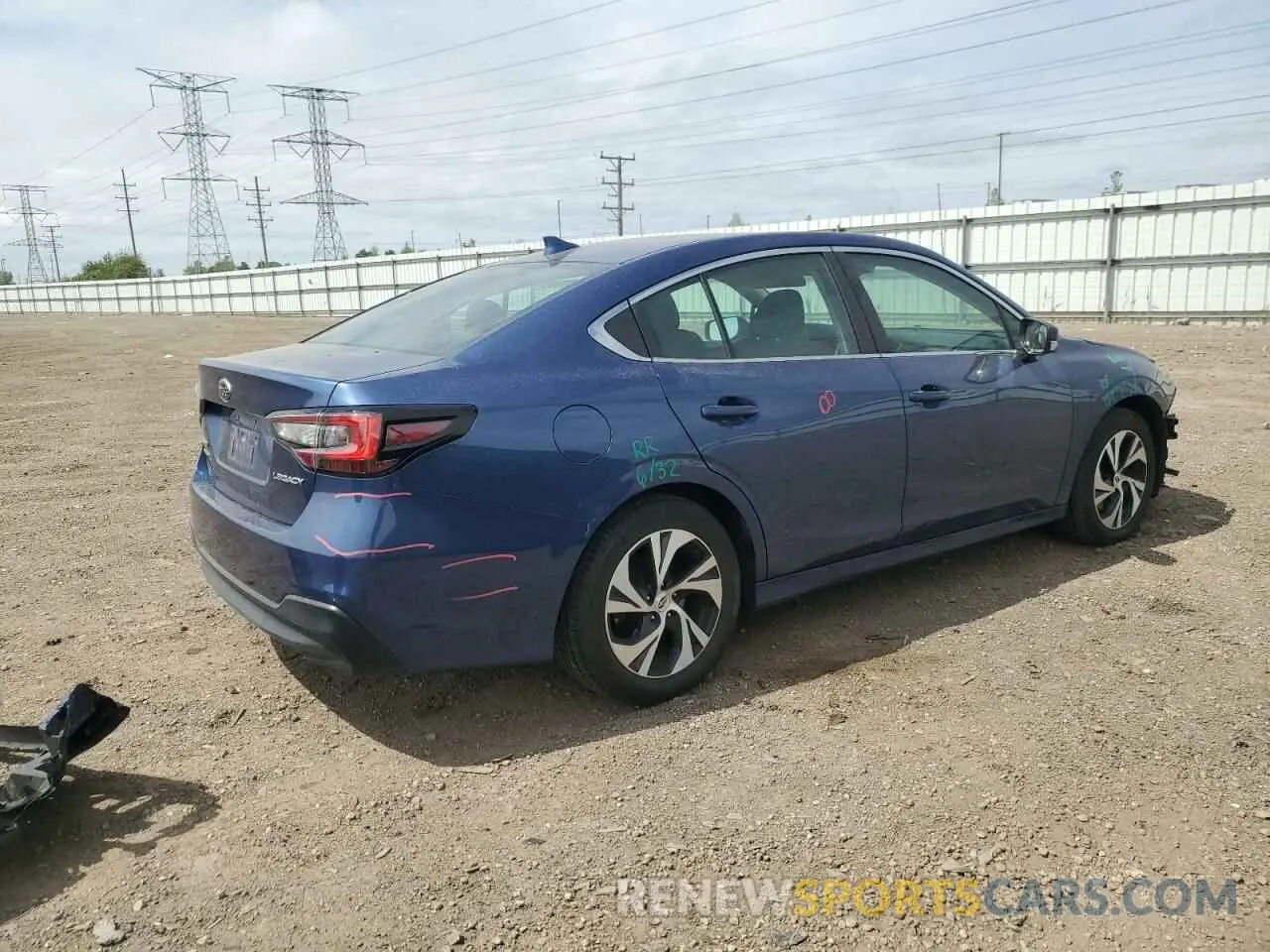 3 Photograph of a damaged car 4S3BWAB68N3004270 SUBARU LEGACY 2022