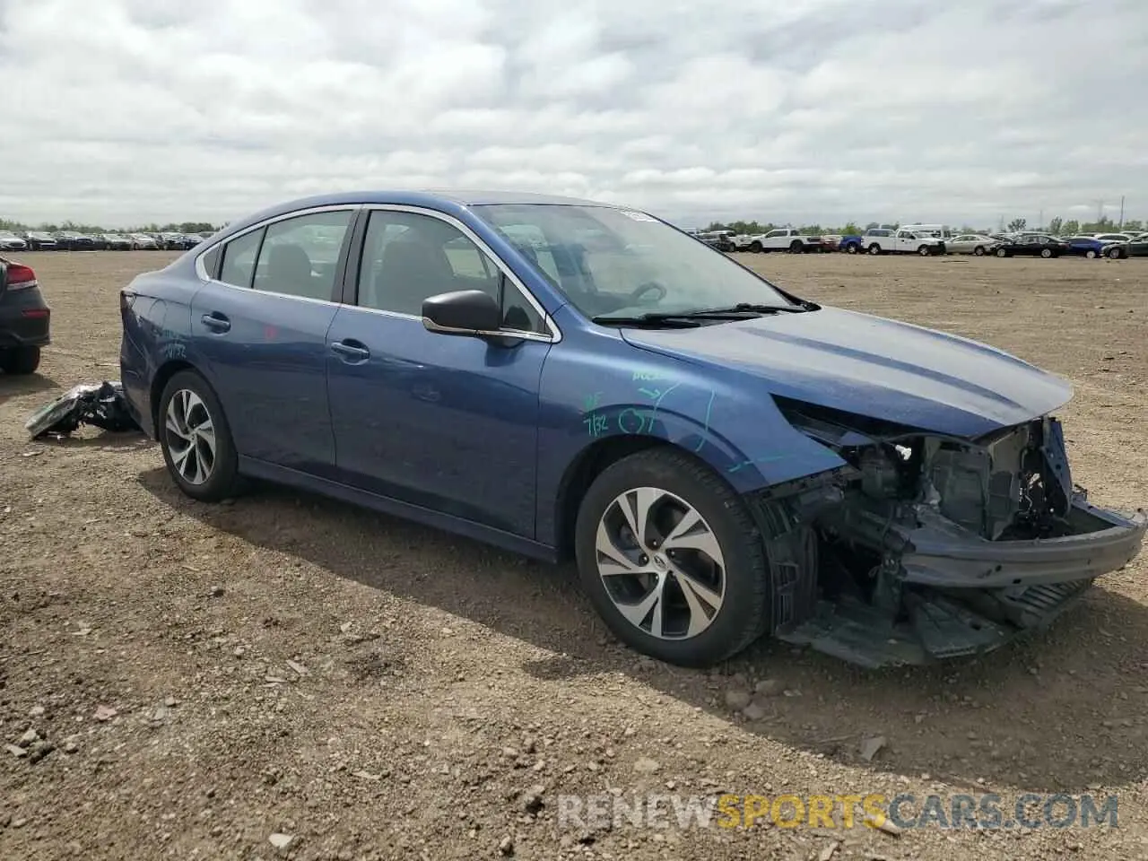4 Photograph of a damaged car 4S3BWAB68N3004270 SUBARU LEGACY 2022