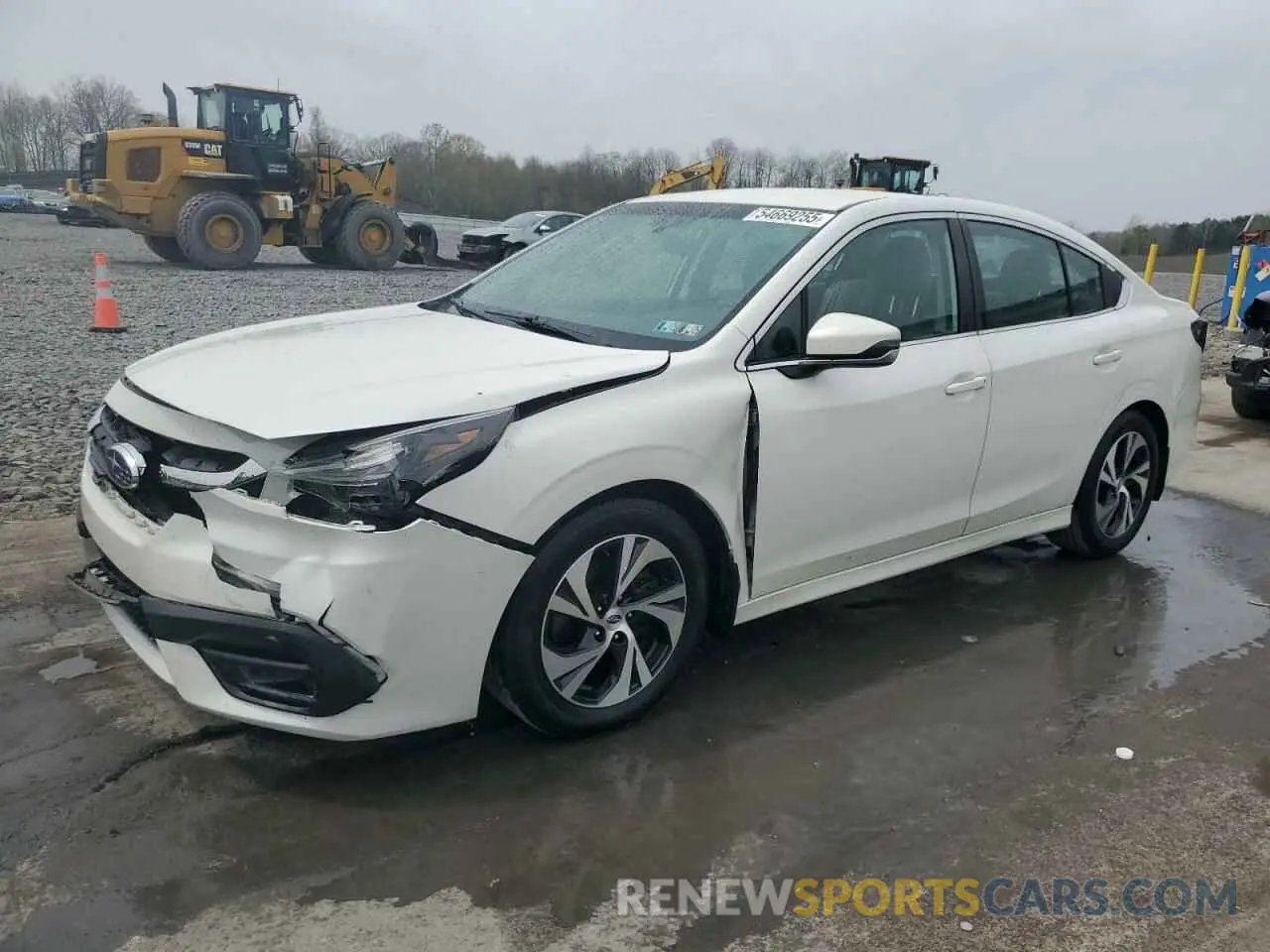 1 Photograph of a damaged car 4S3BWAC64N3002093 SUBARU LEGACY 2022