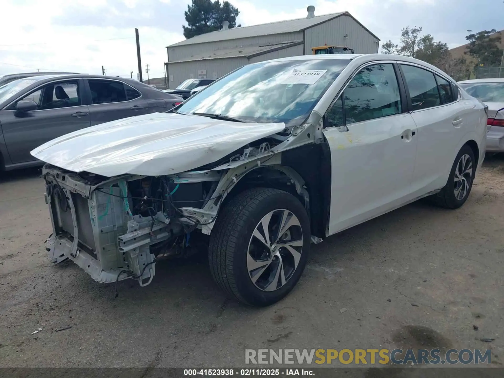 2 Photograph of a damaged car 4S3BWAC66N3017890 SUBARU LEGACY 2022