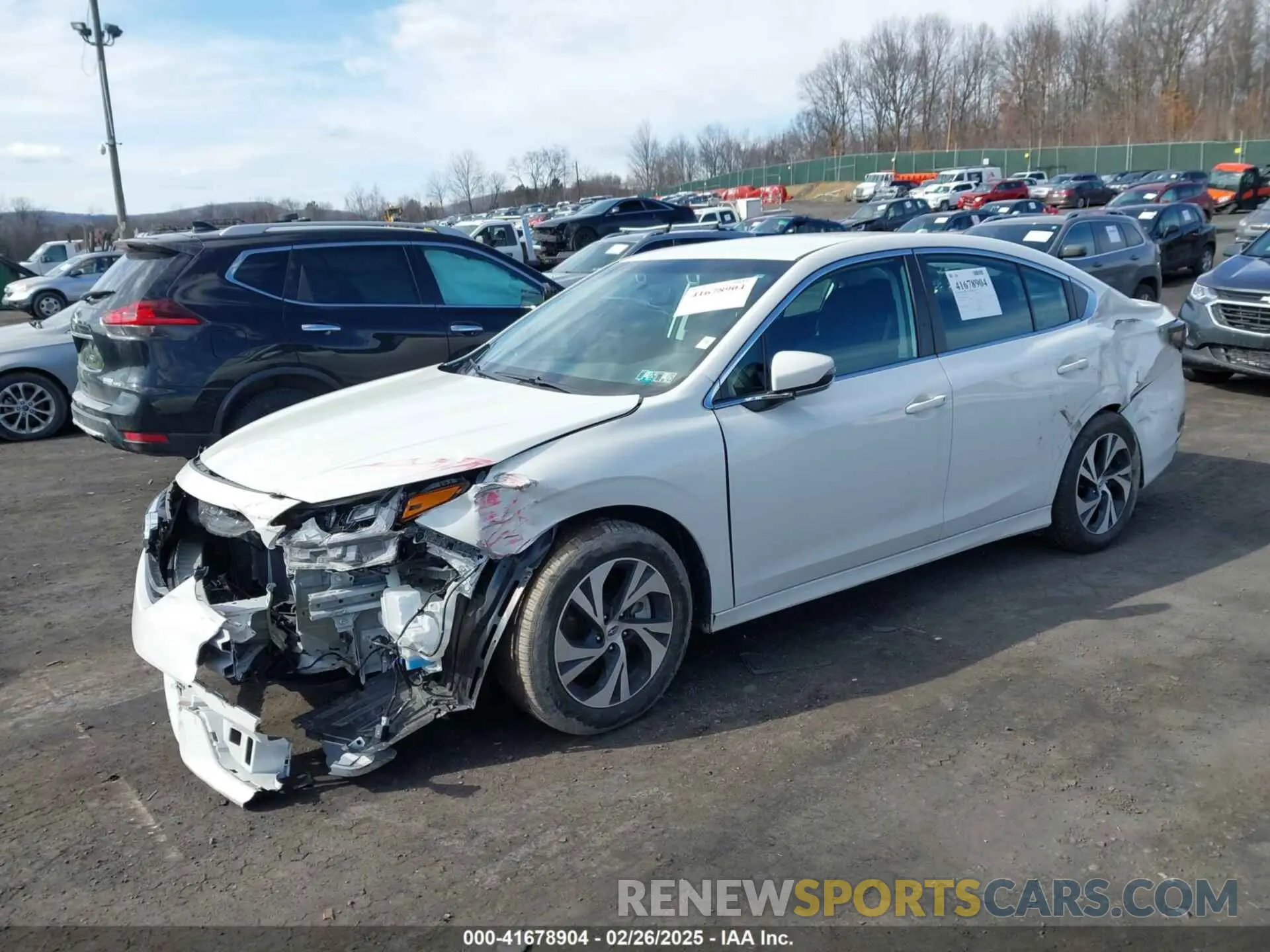 2 Photograph of a damaged car 4S3BWAD60N3028415 SUBARU LEGACY 2022