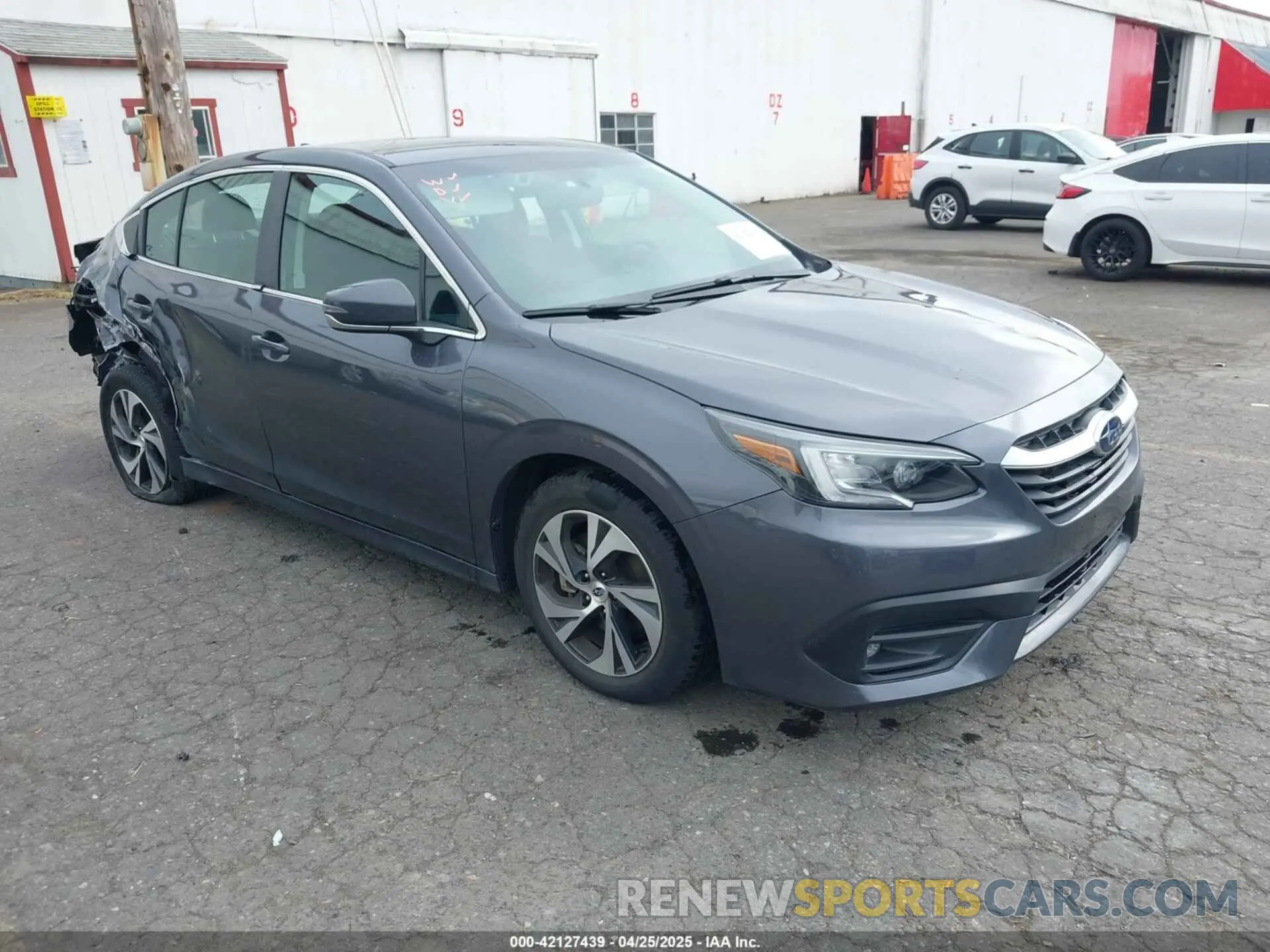 1 Photograph of a damaged car 4S3BWAD63N3013083 SUBARU LEGACY 2022