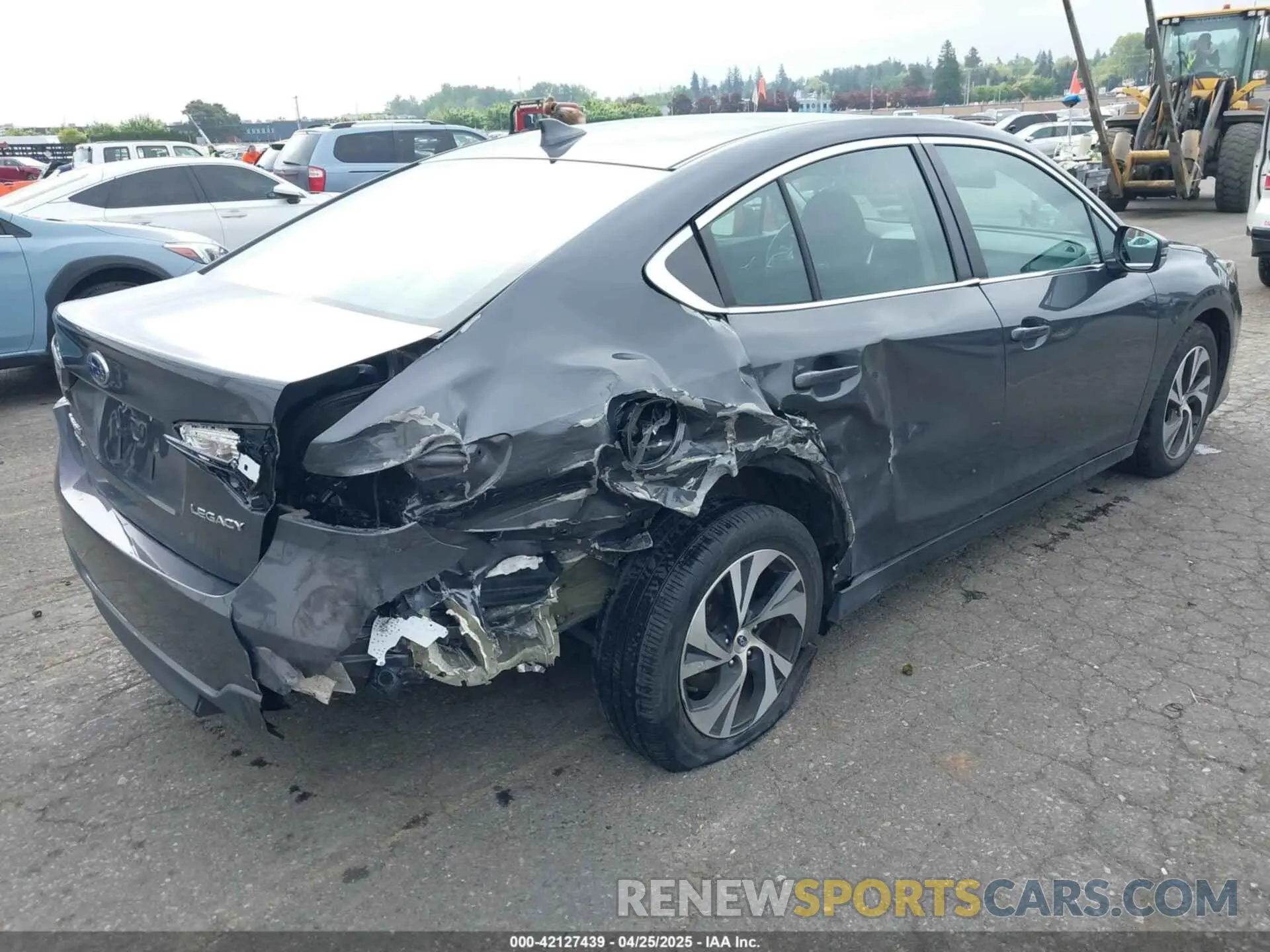 6 Photograph of a damaged car 4S3BWAD63N3013083 SUBARU LEGACY 2022