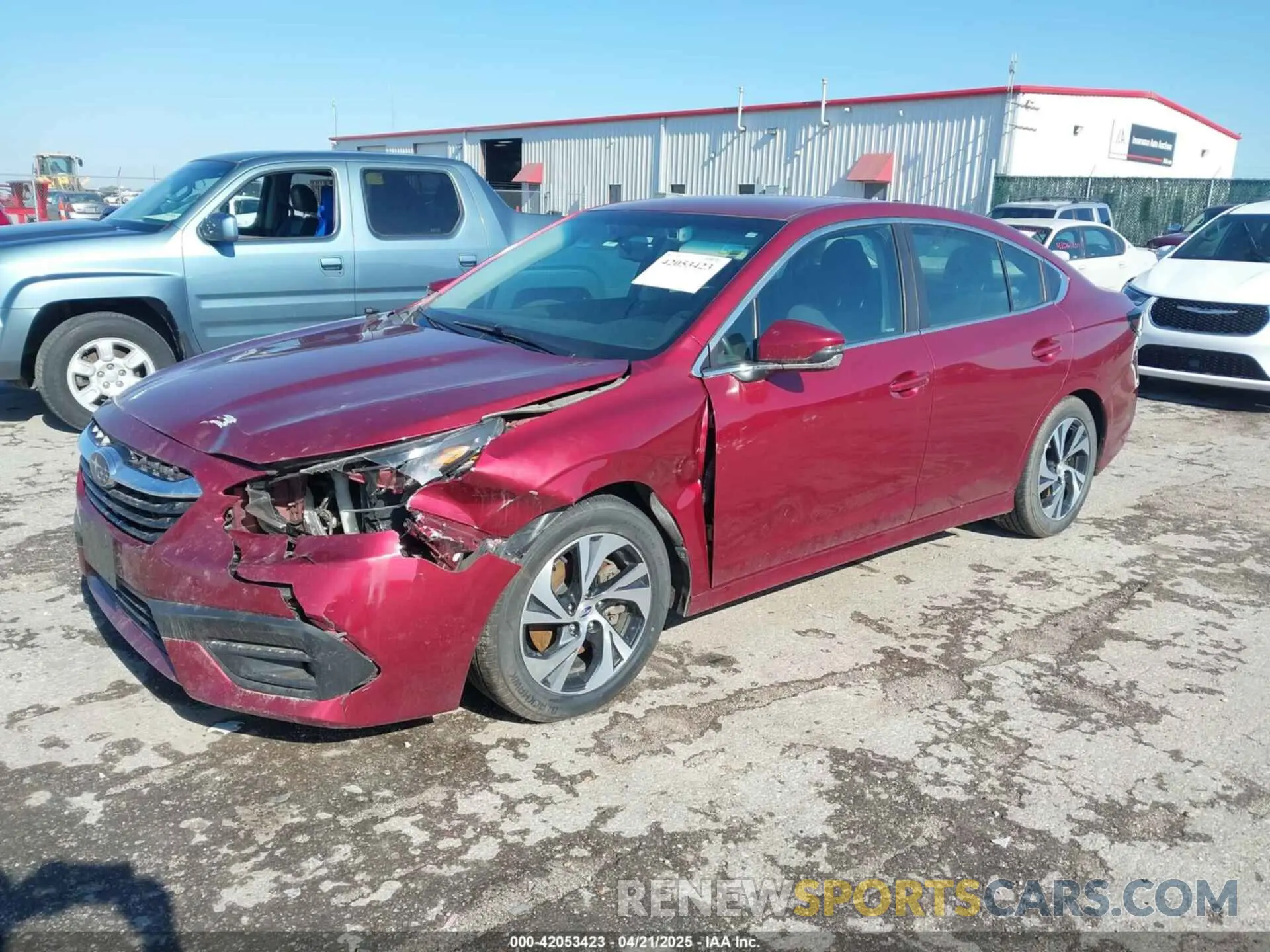 2 Photograph of a damaged car 4S3BWAD64N3017630 SUBARU LEGACY 2022