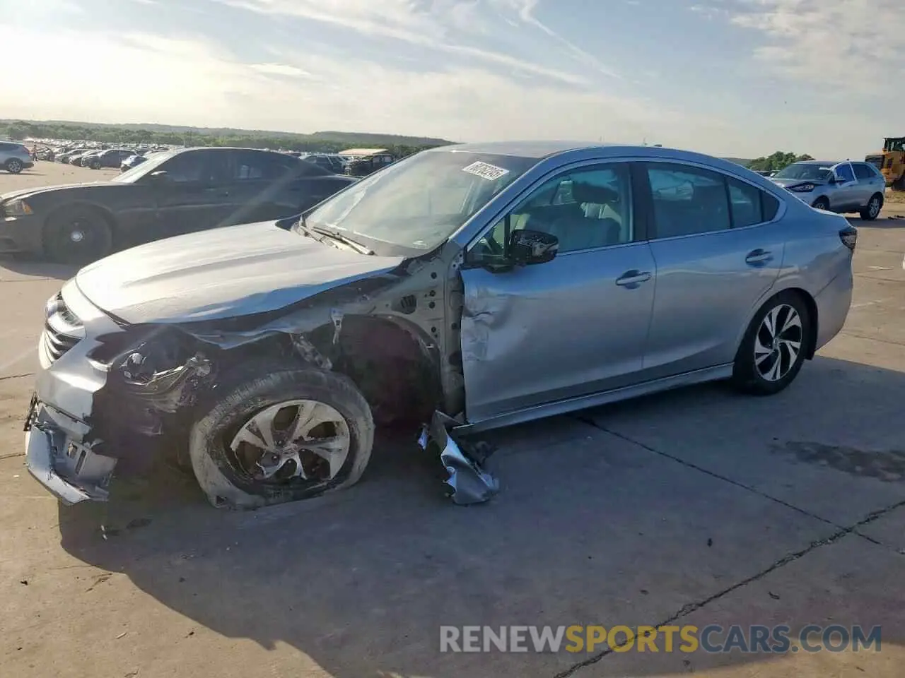 1 Photograph of a damaged car 4S3BWAD65N3003963 SUBARU LEGACY 2022