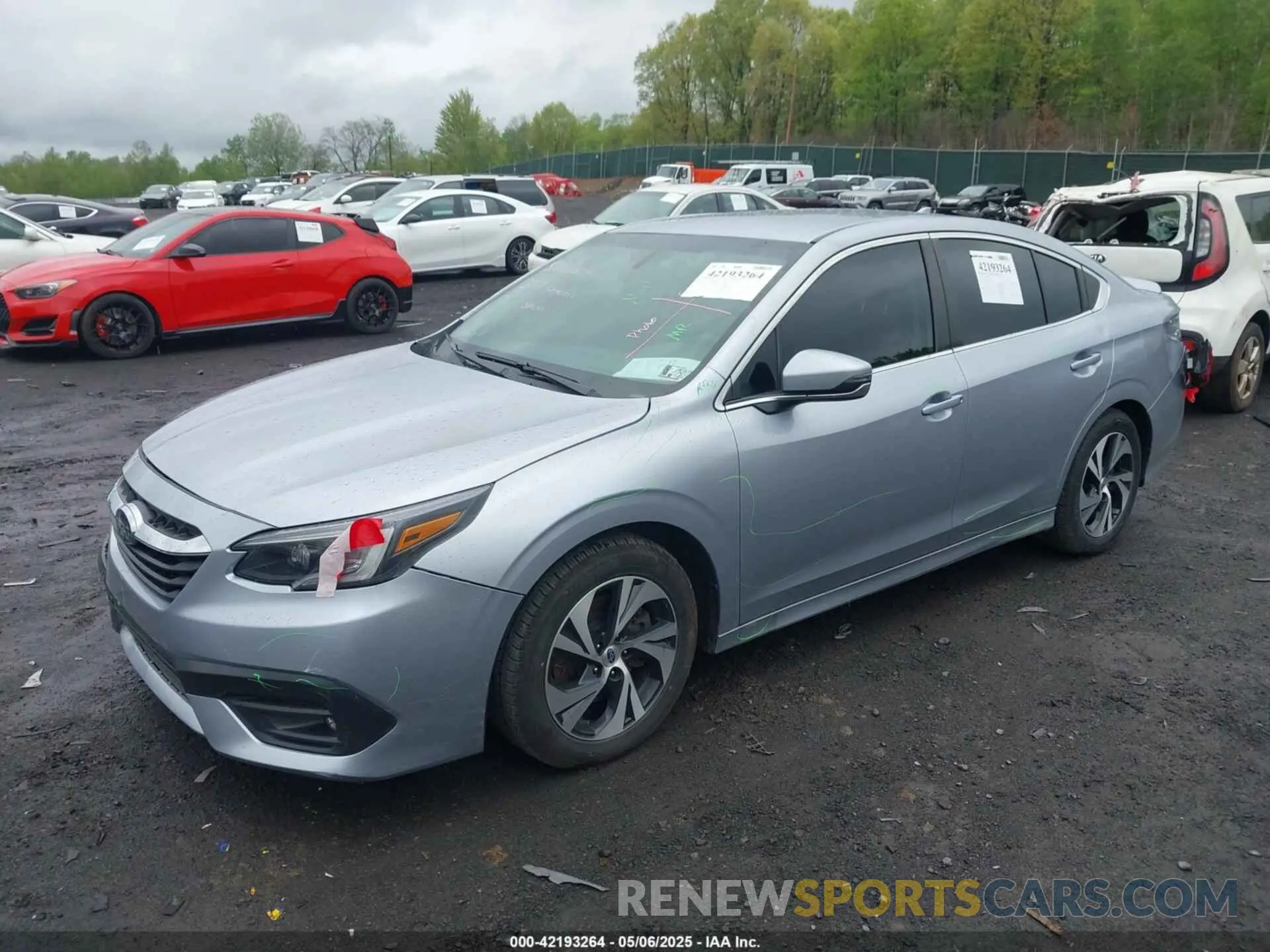 2 Photograph of a damaged car 4S3BWAD6XN3022203 SUBARU LEGACY 2022