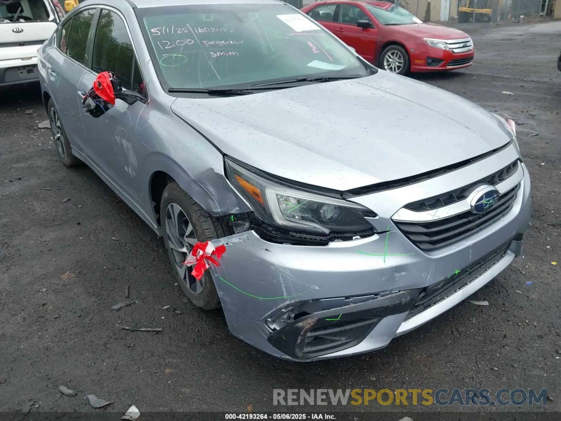 6 Photograph of a damaged car 4S3BWAD6XN3022203 SUBARU LEGACY 2022