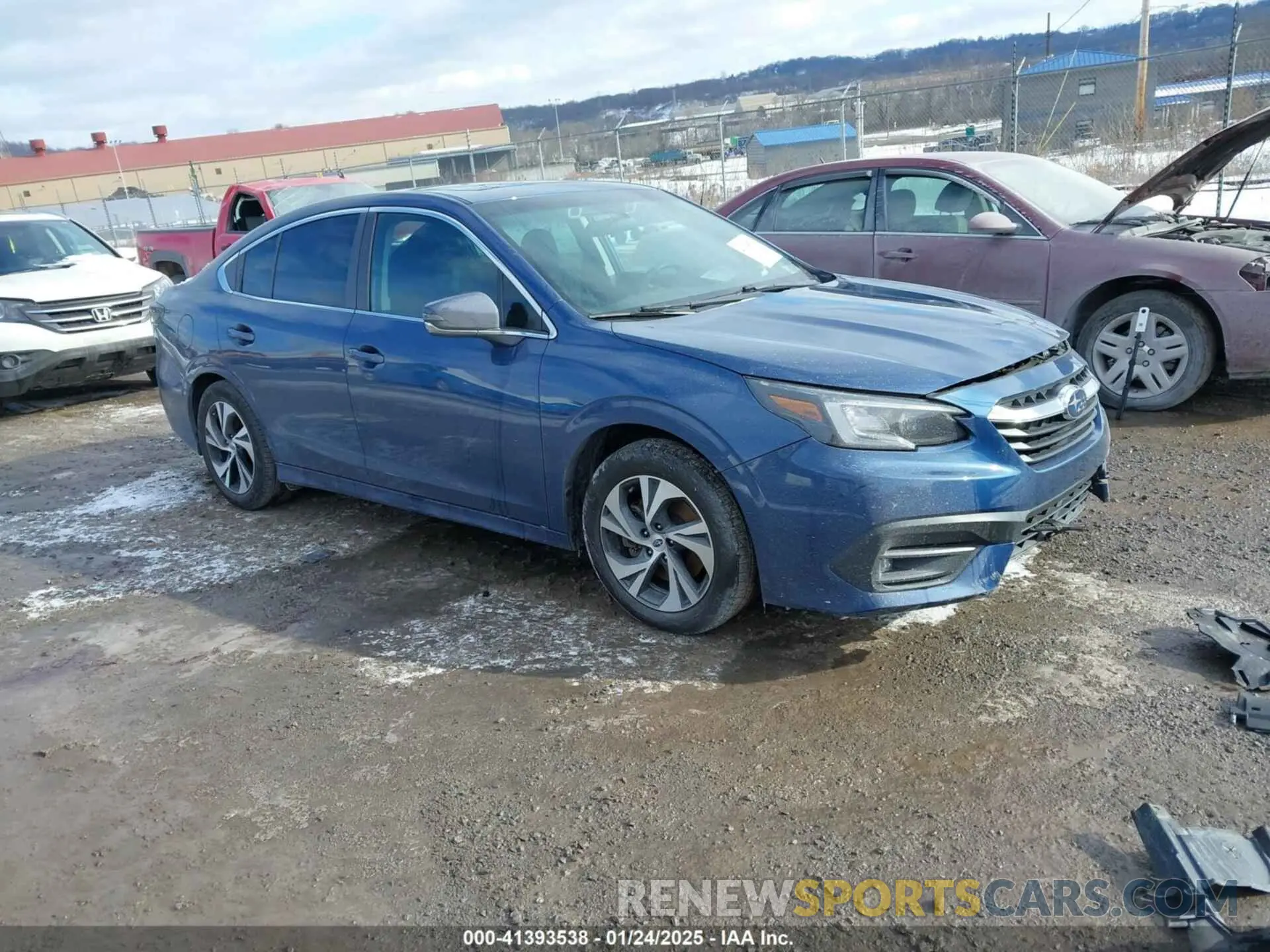 1 Photograph of a damaged car 4S3BWAF62N3025867 SUBARU LEGACY 2022